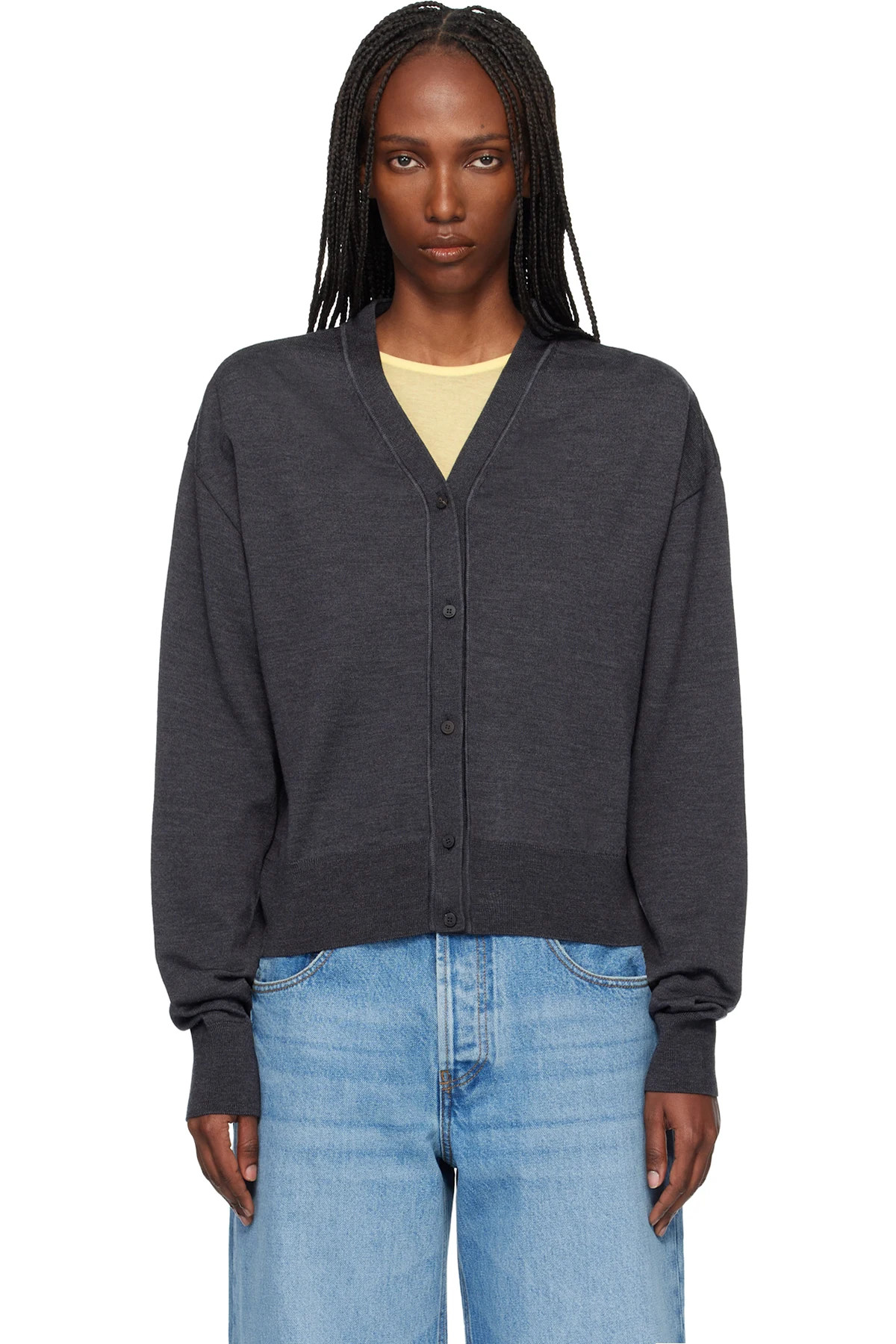 Gray 'Le Cardigan Brode' Cardigan