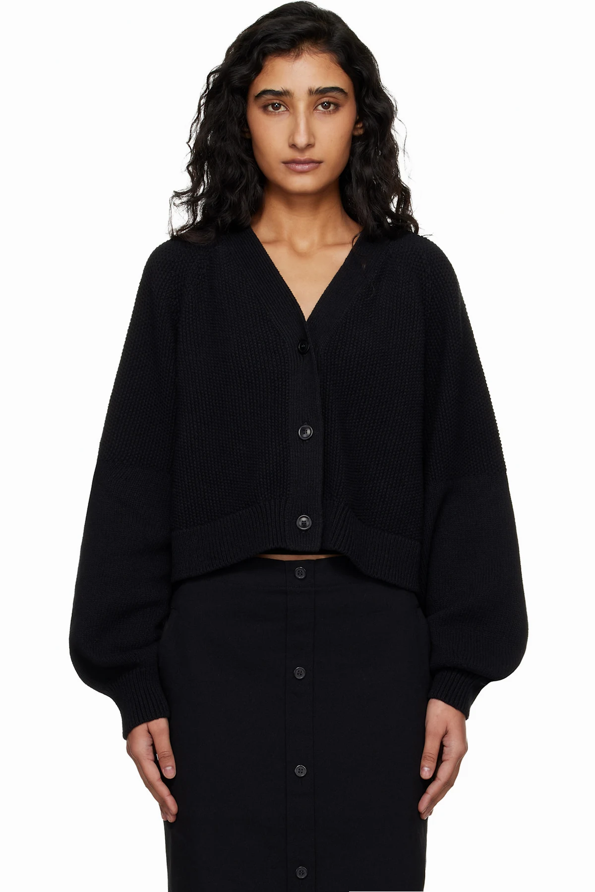 Black Computer Cardigan