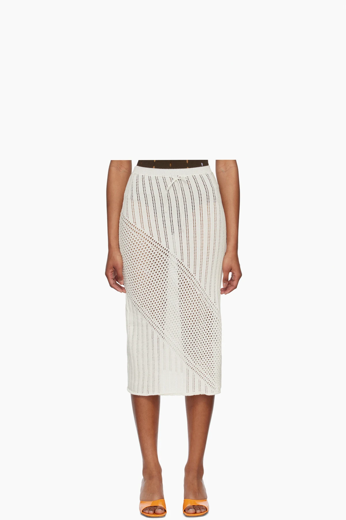 White Bartola Maxi Skirt