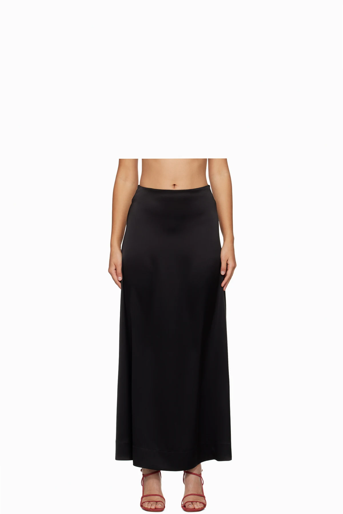 Black Mono Maxi Skirt