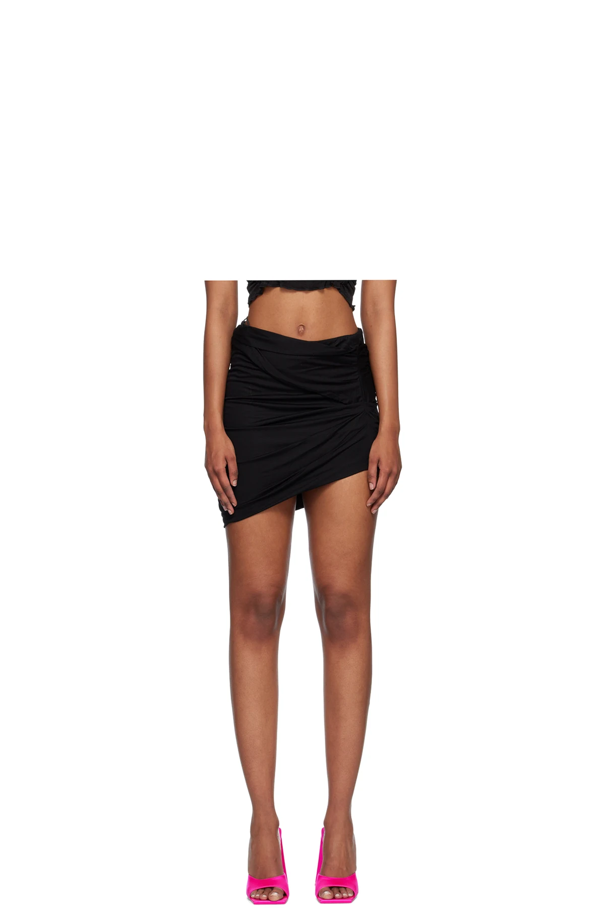 Black Veroia Miniskirt