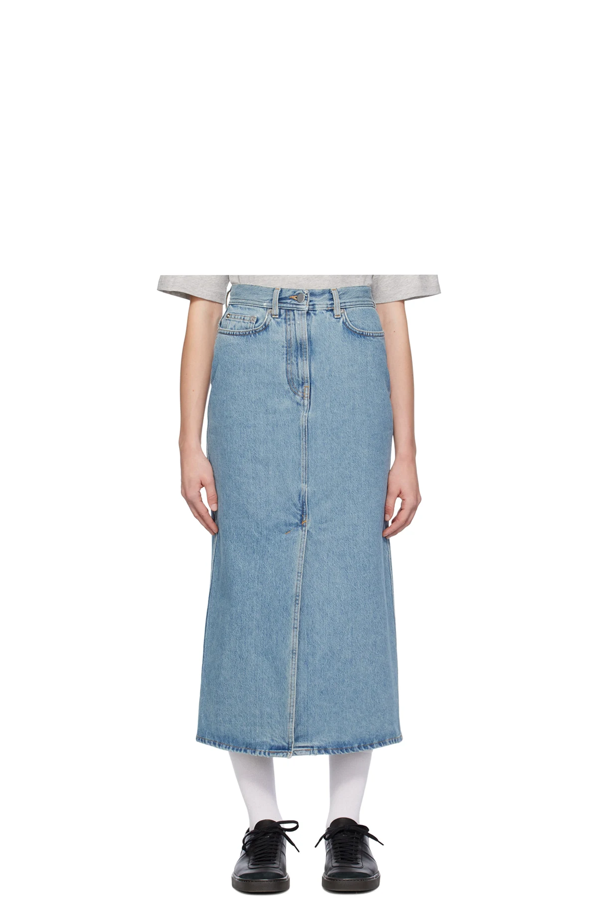 Blue Rona Denim Maxi Skirt