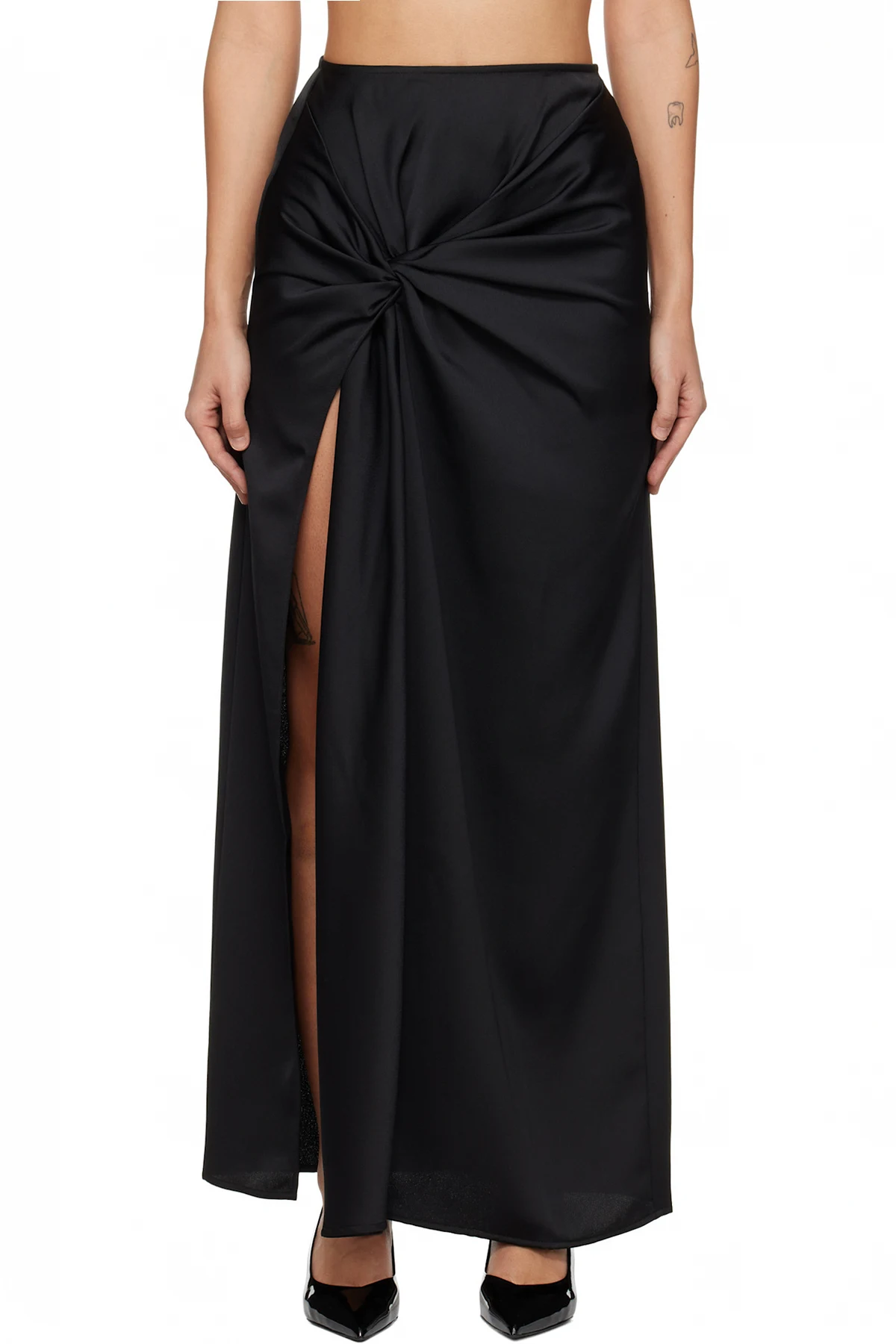 Black Imogen Maxi Skirt