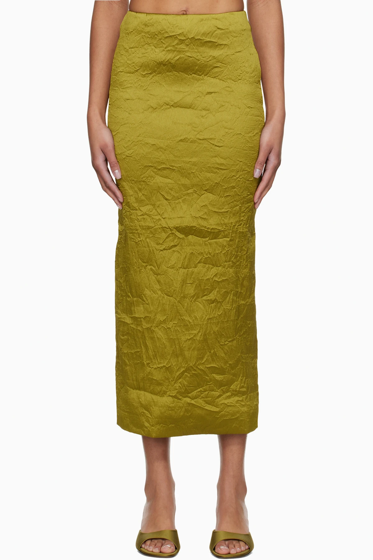 Gold Alma Maxi Skirt