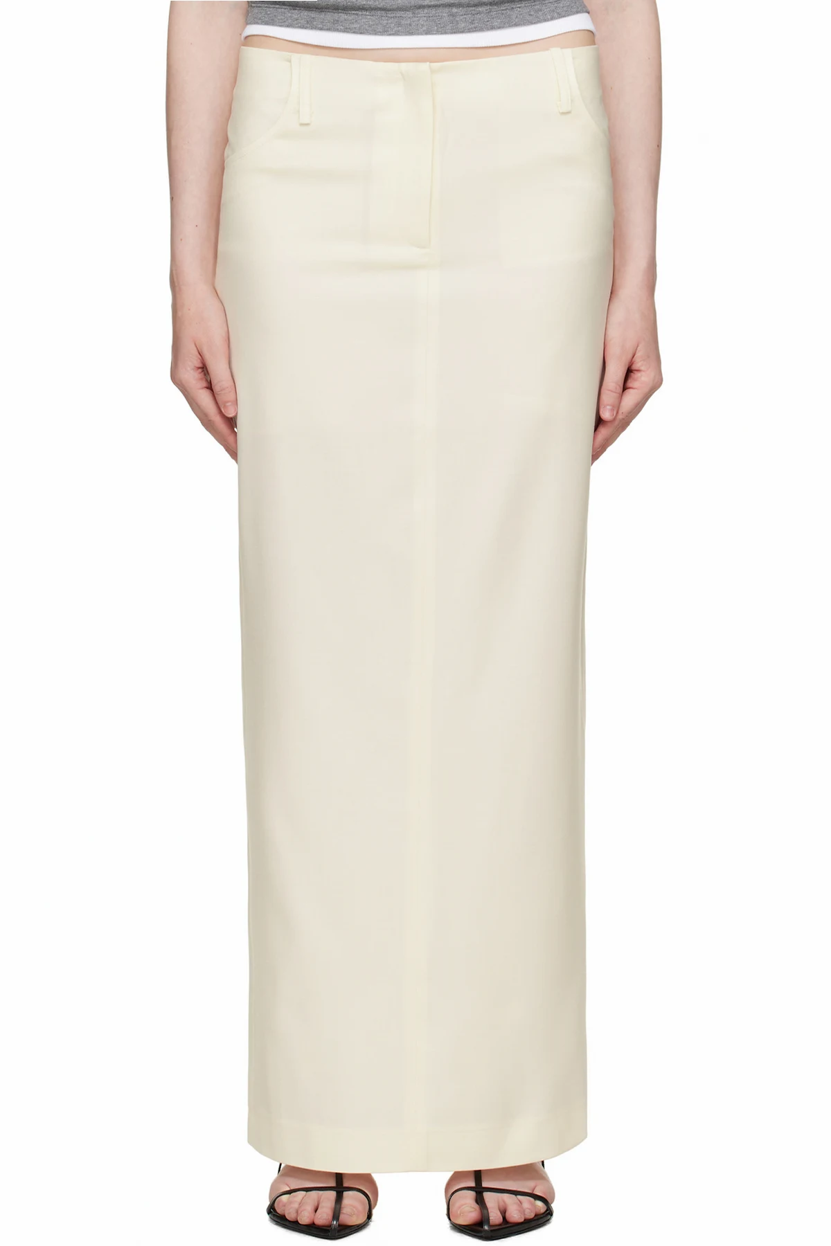 White Mysti Maxi Skirt