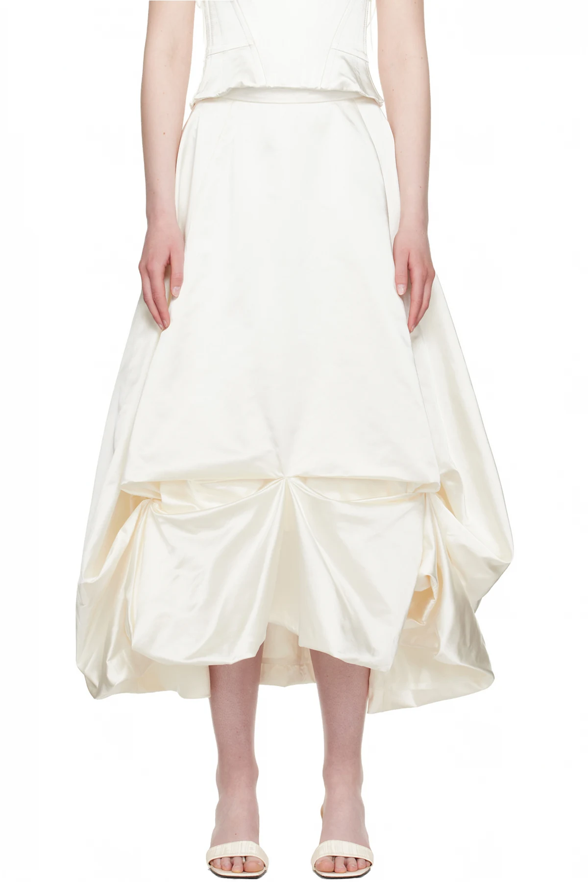 SSENSE Bridal Capsule Lola Maxi Skirt