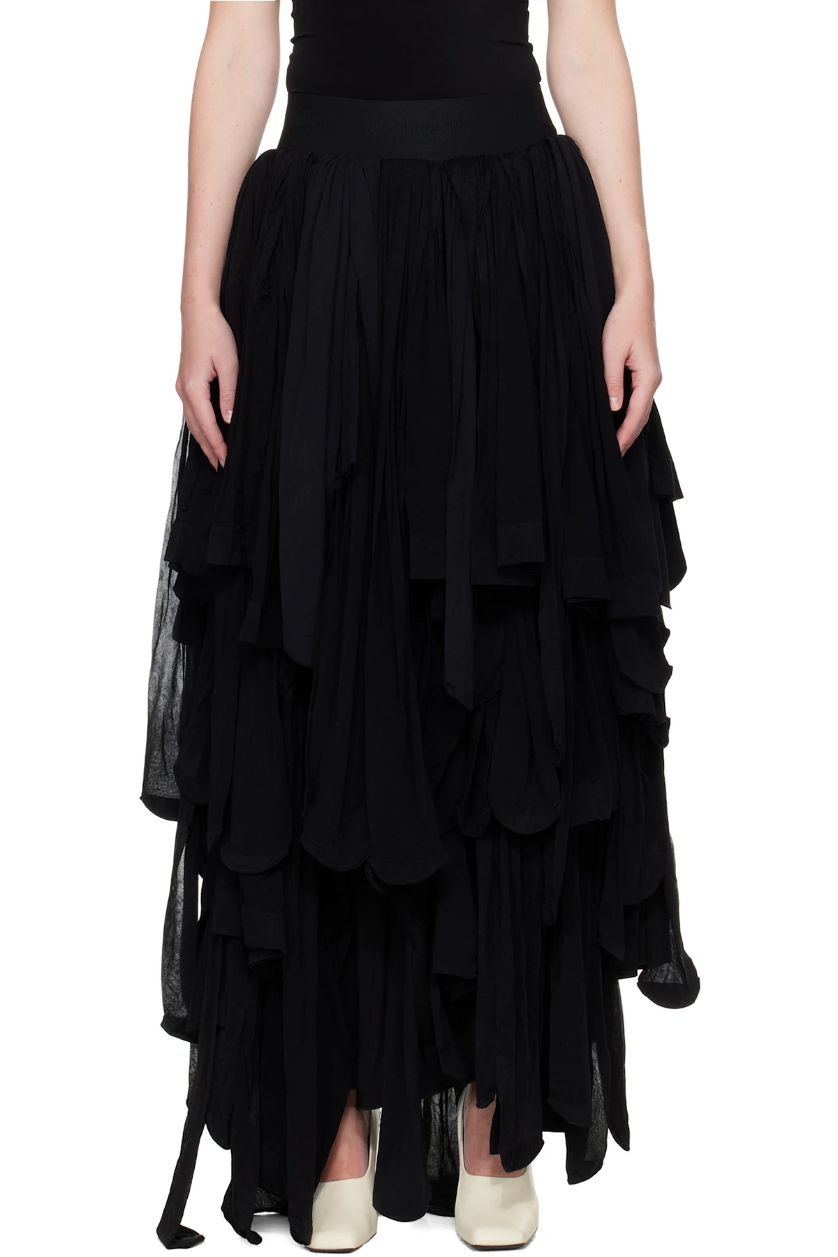 Black Tights Maxi Skirt