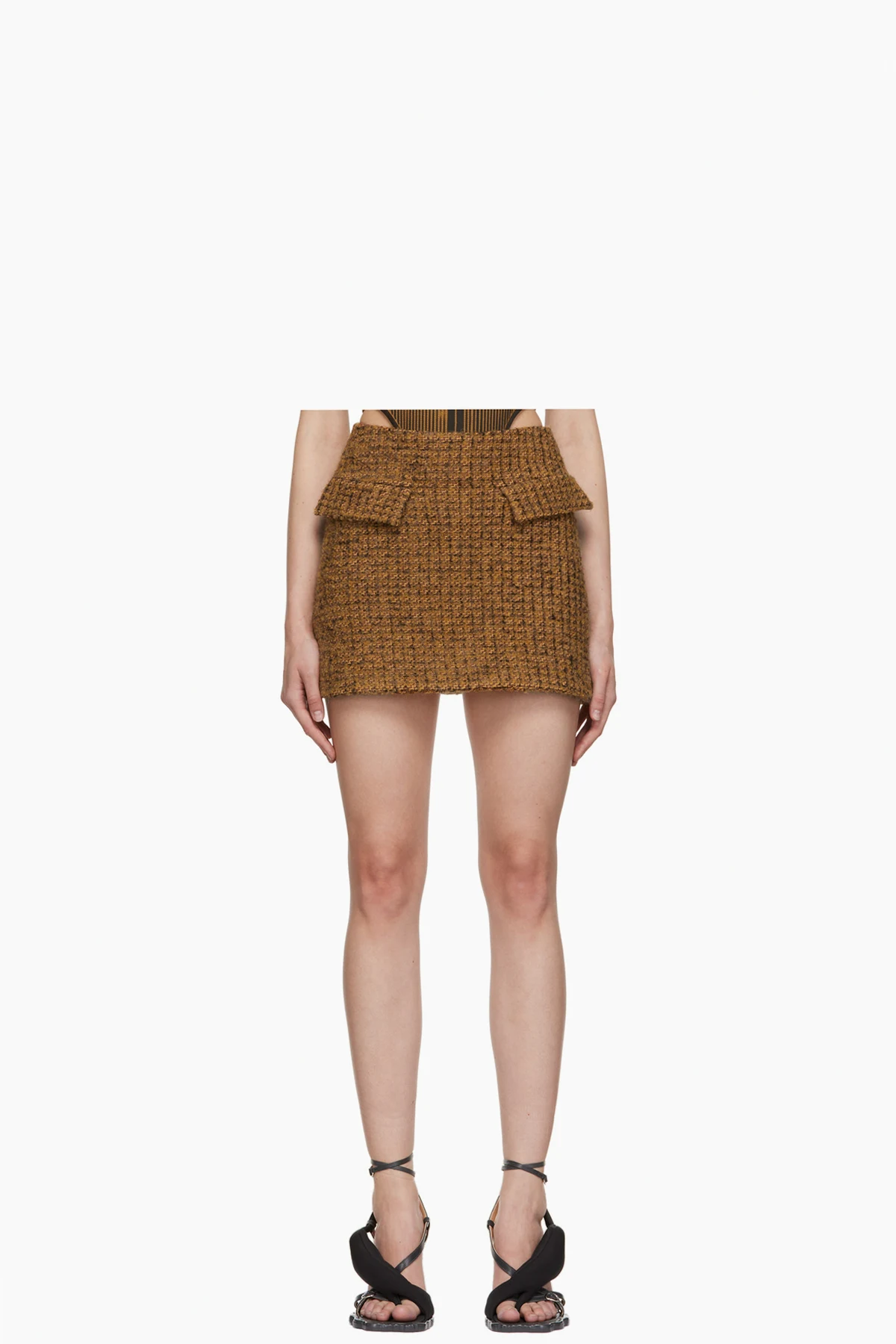 Brown SDR Miniskirt