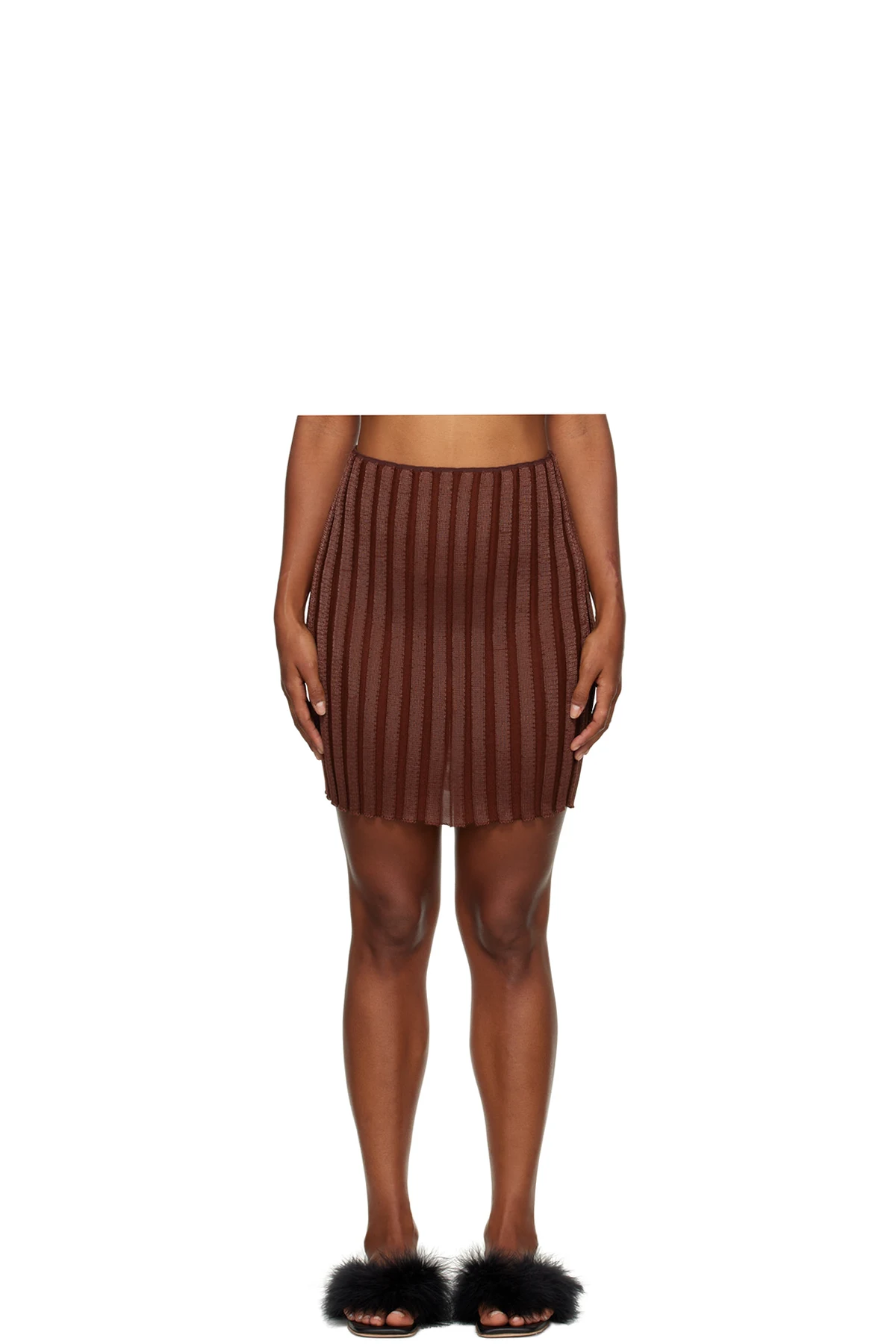 Burgundy Katrine Miniskirt