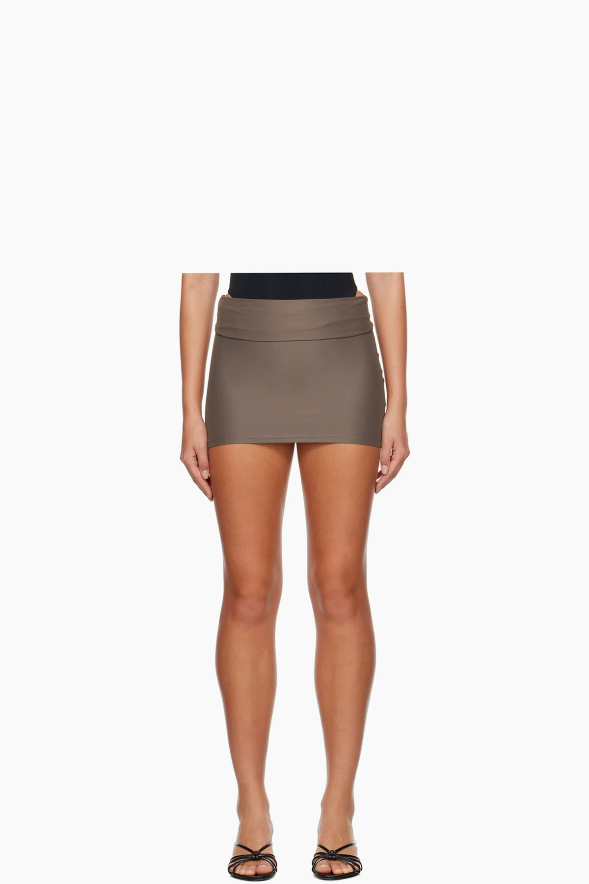SSENSE Exclusive Brown Mayo Miniskirt