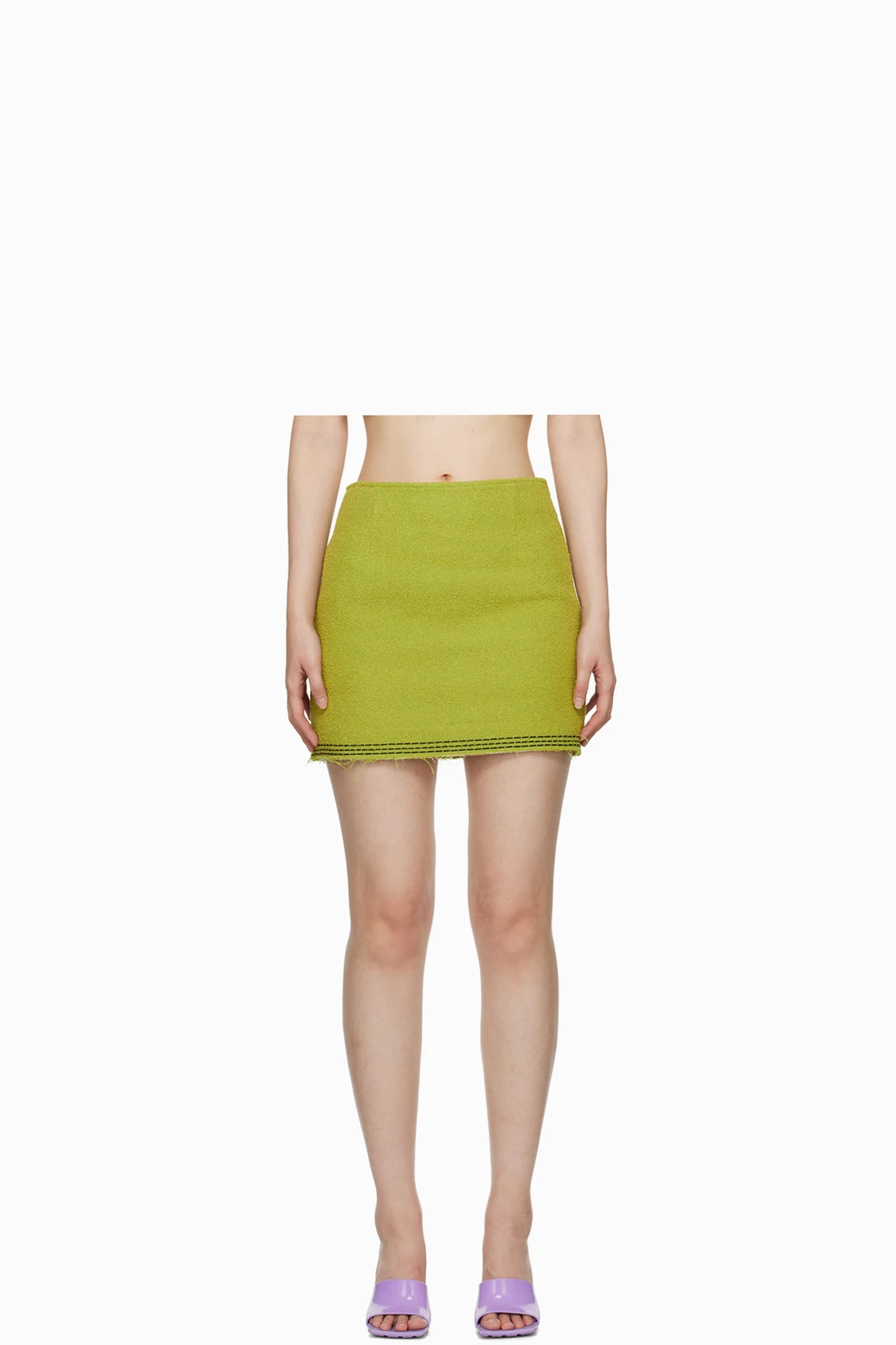 SSENSE Exclusive Green Miniskirt