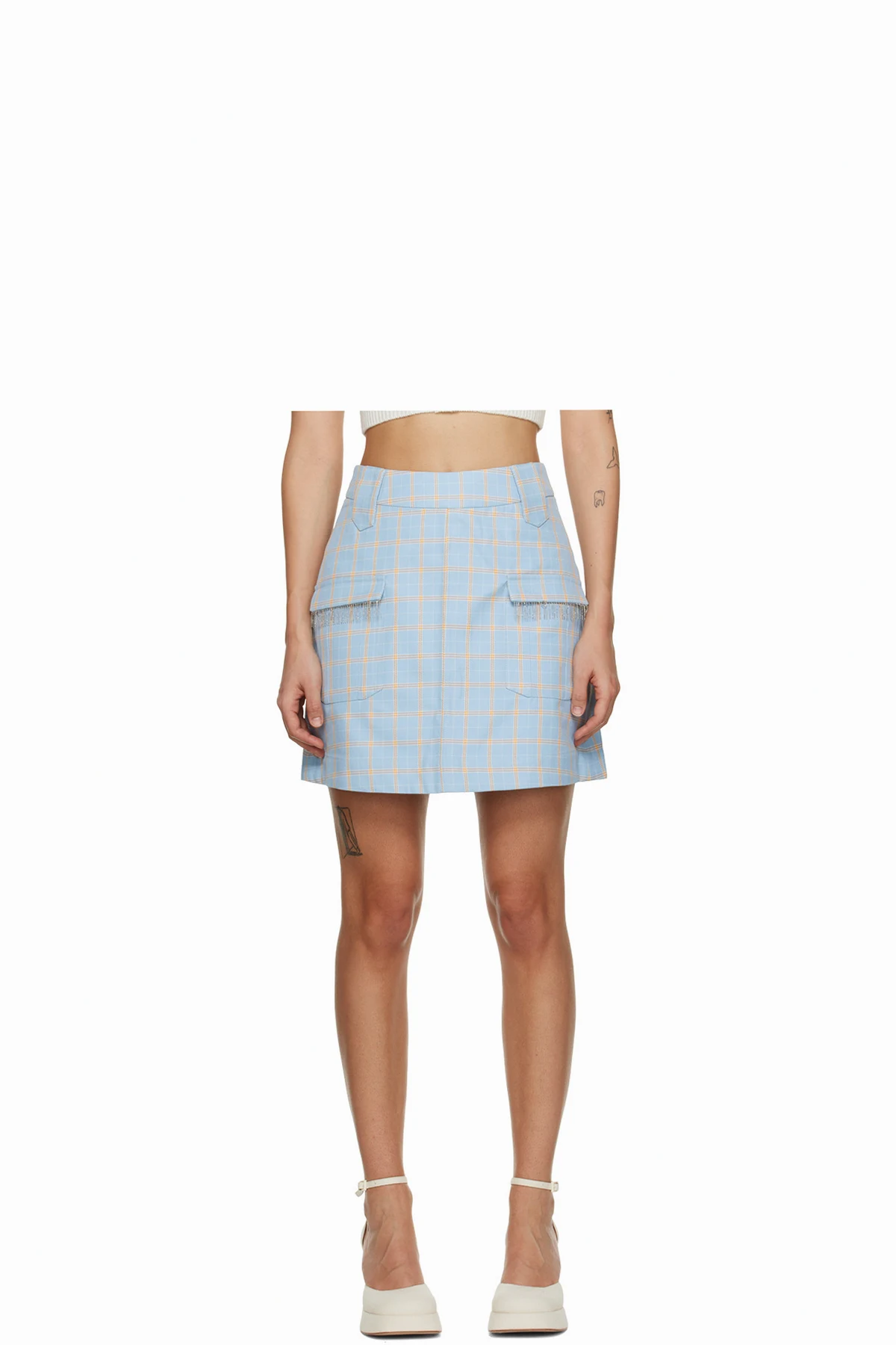 Blue Rose Miniskirt