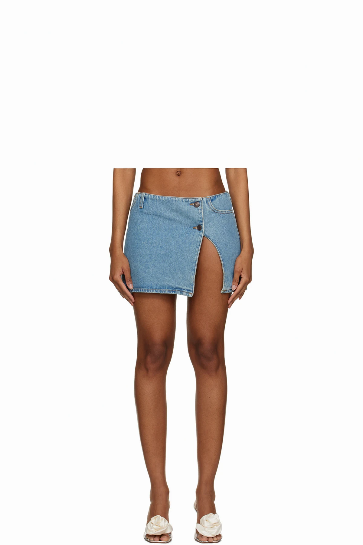 Blue Ultra Denim Miniskirt