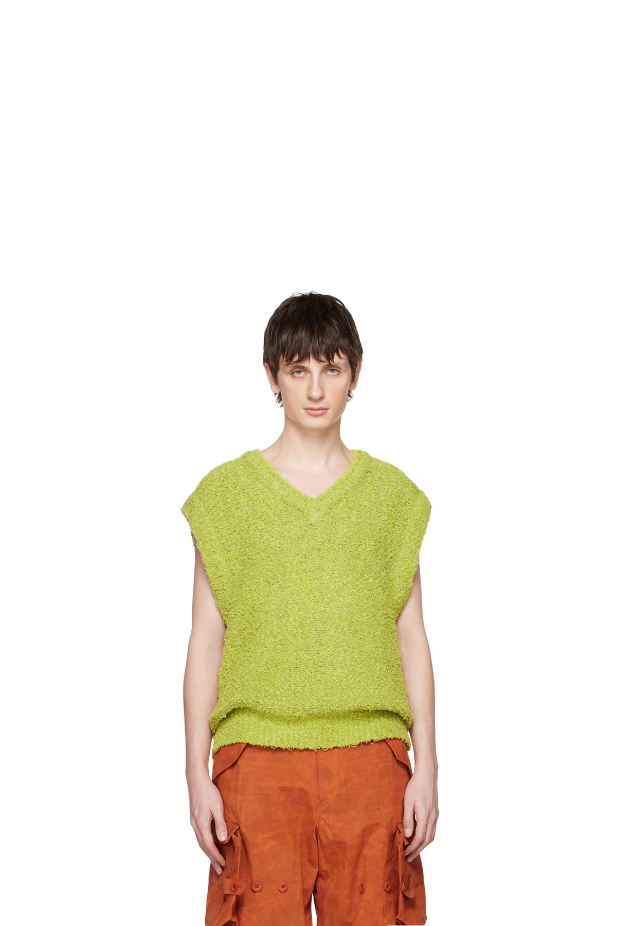 Green Laye Leaf Vest