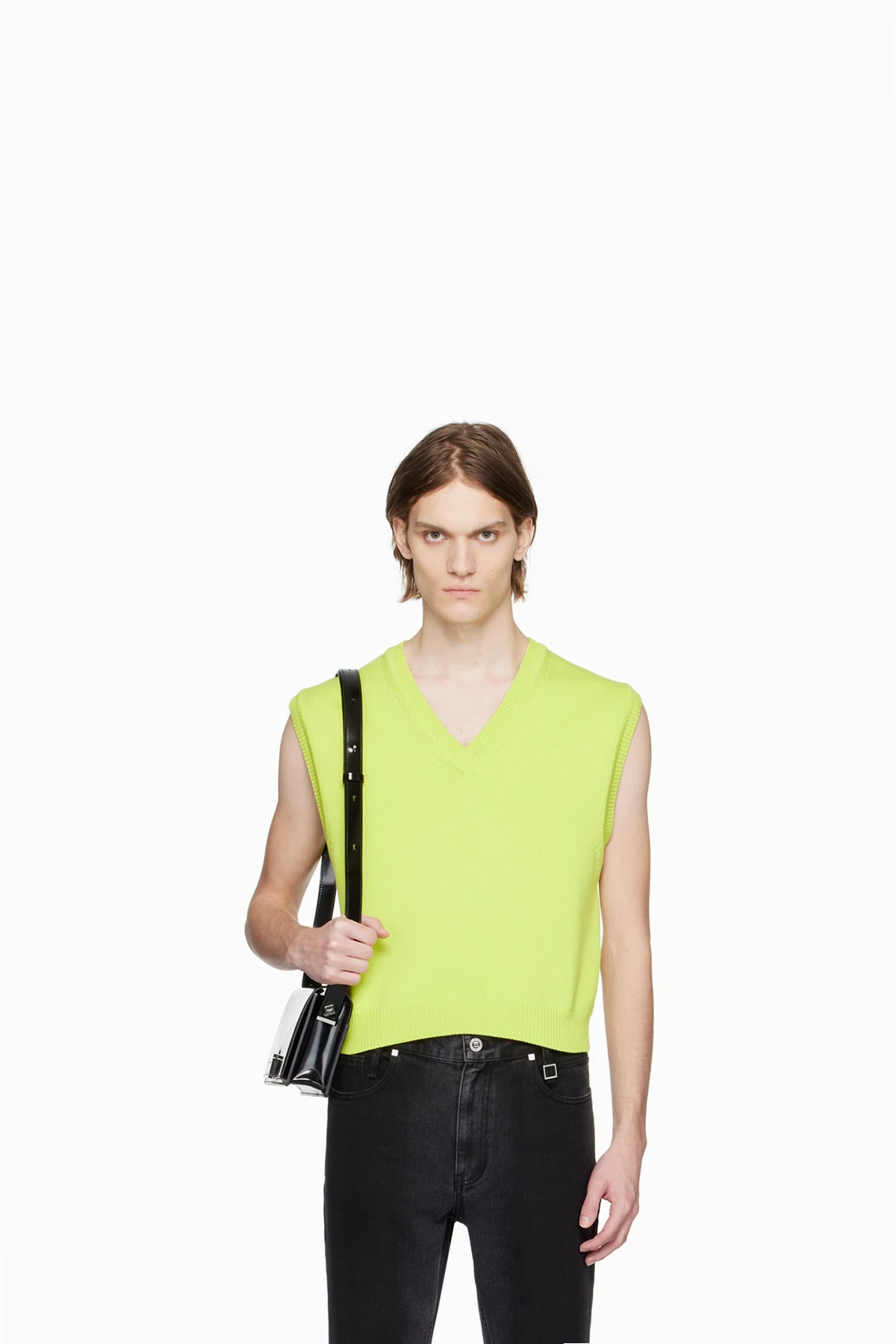 Green Cropped Vest