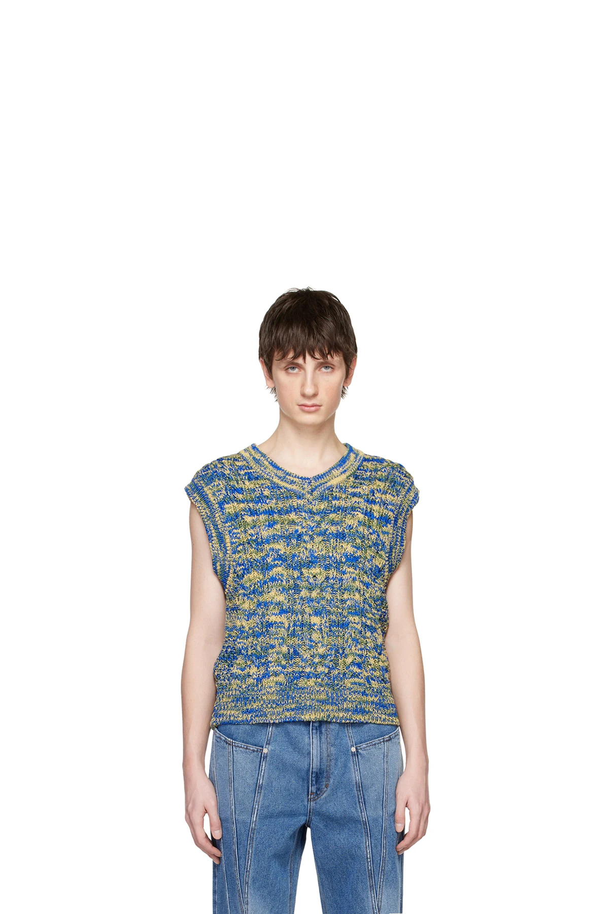 Blue & Yellow Otreto Vest