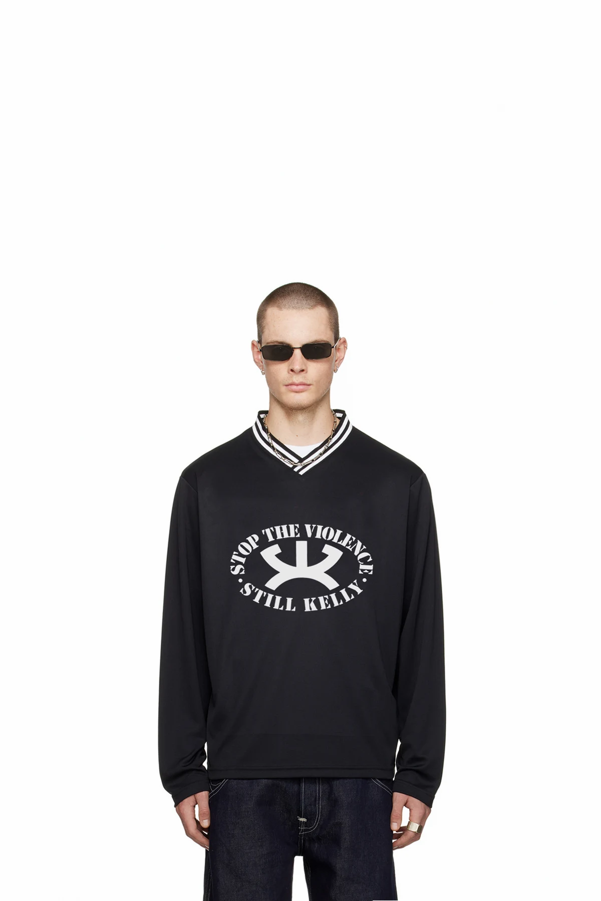 Black 'Stop the Violence' Sport Sweatshirt