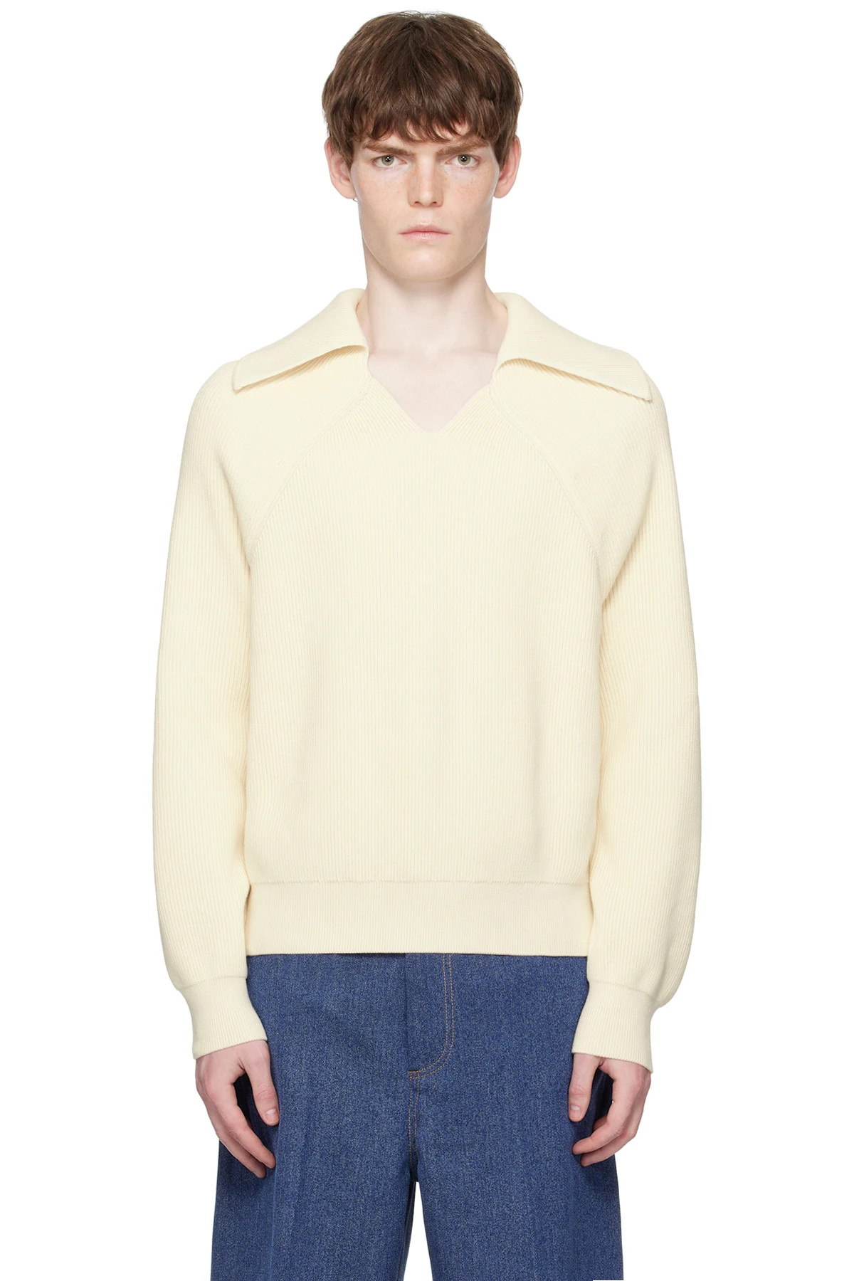 Off-White English Rib Sweater