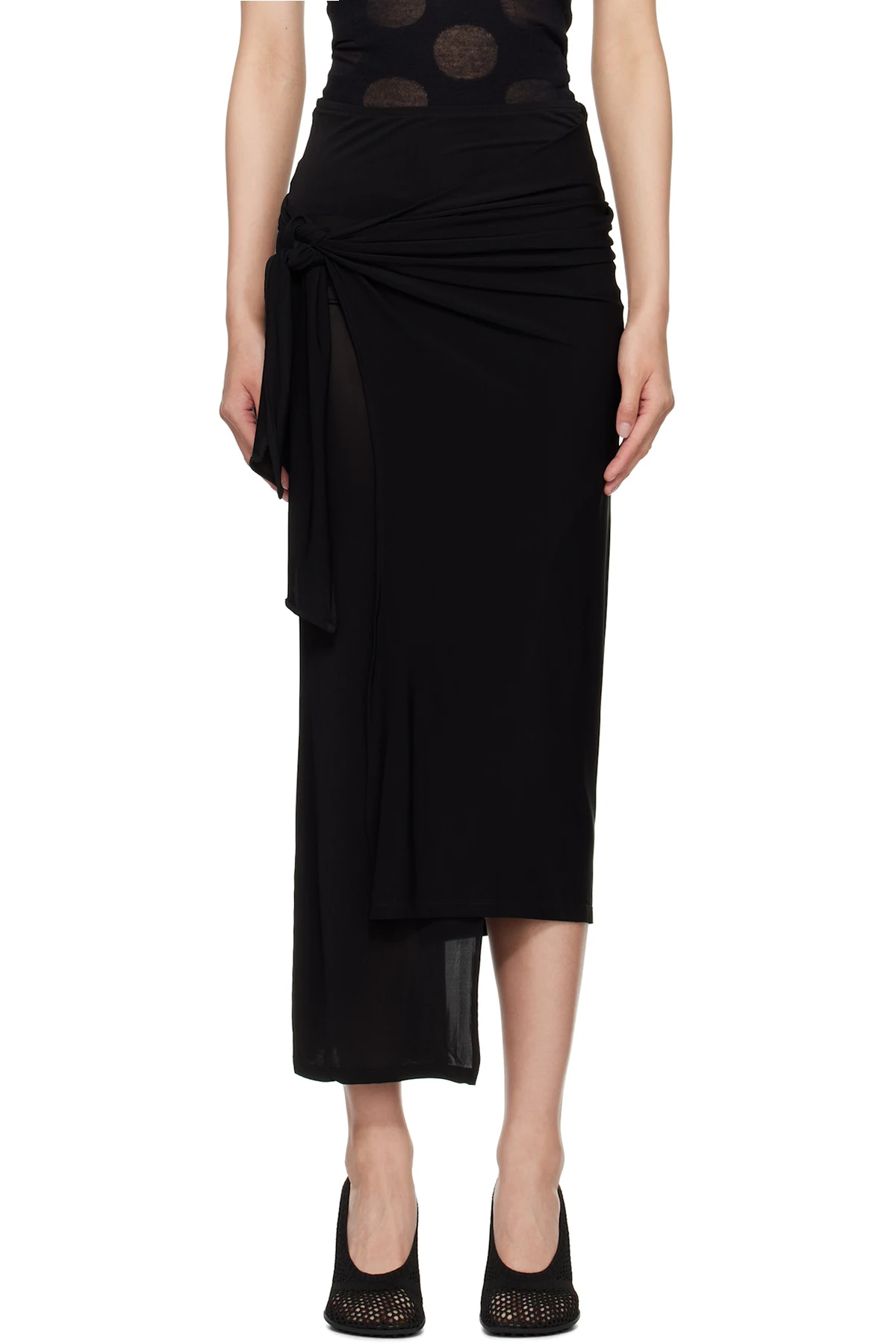 Black Gilma Maxi Skirt