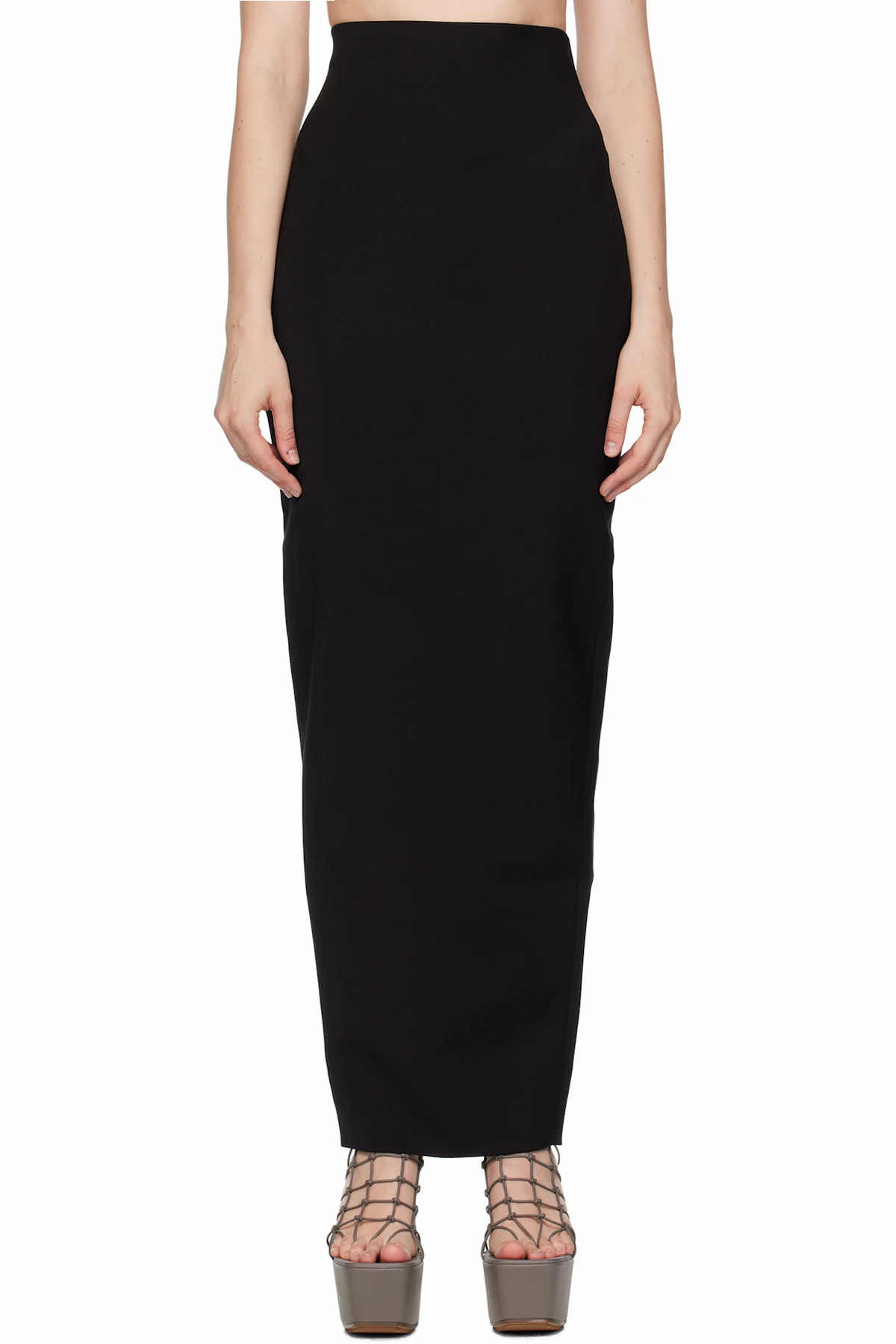 Black Concordians Dirt Pillar Maxi Skirt