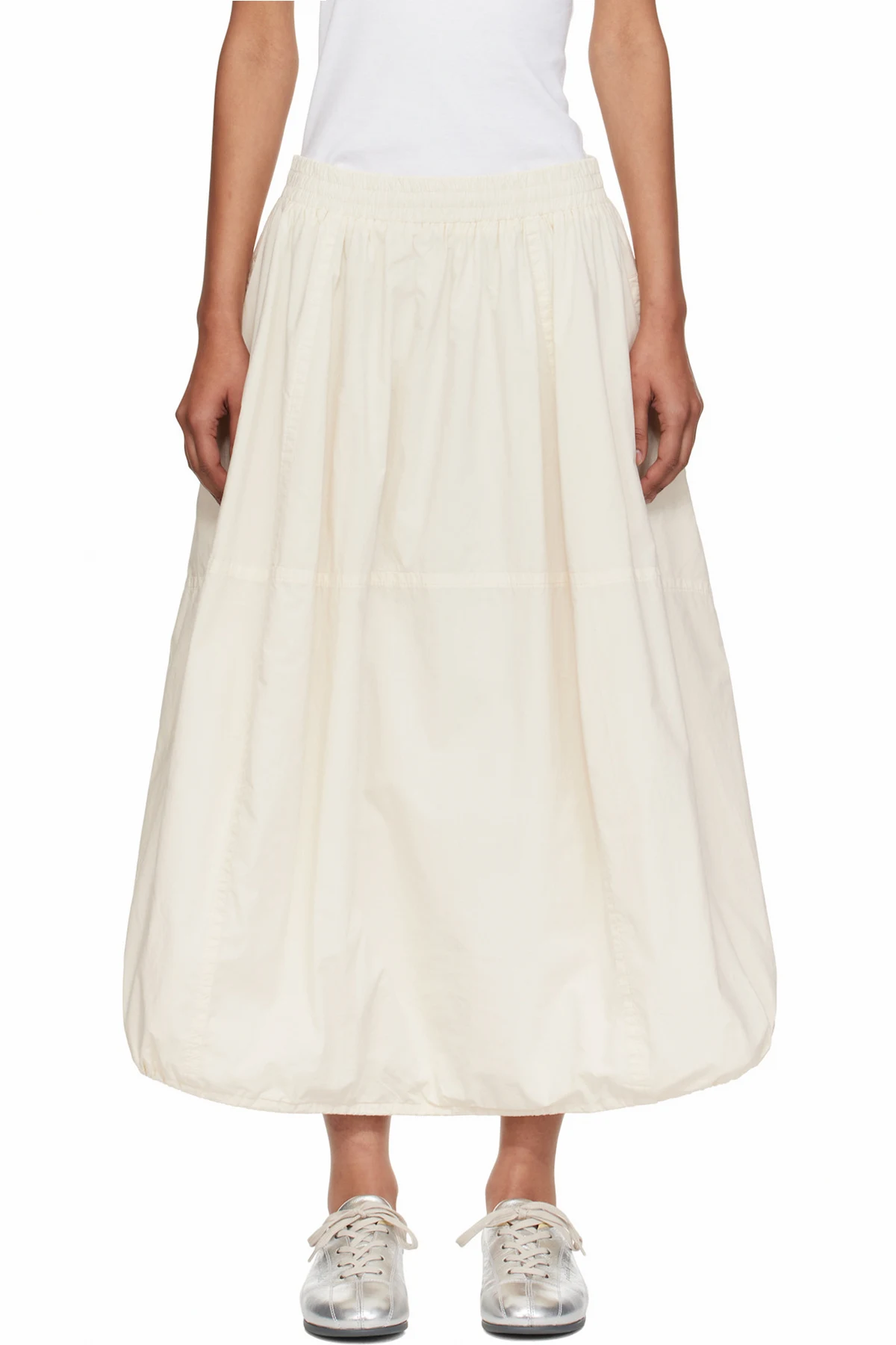 Off-White Parachute Midi Skirt