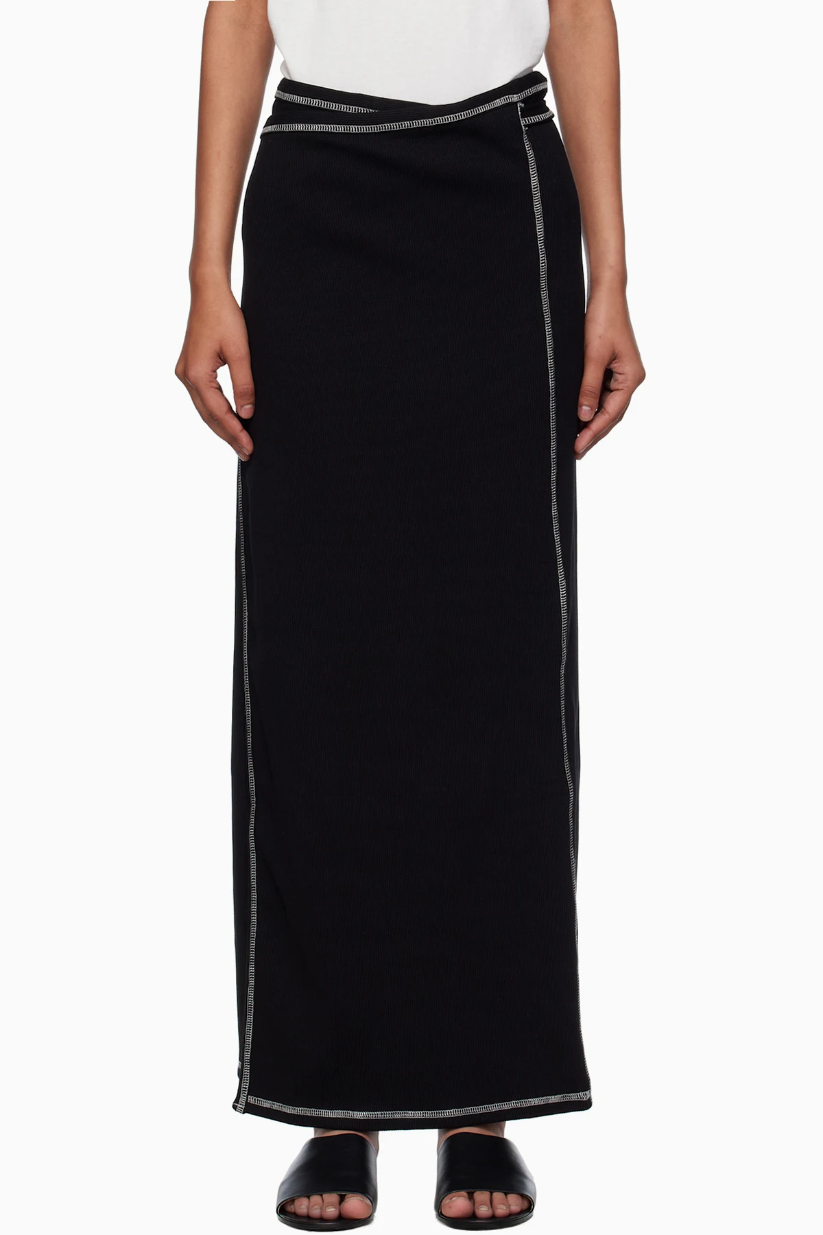 Black Brig Maxi Skirt