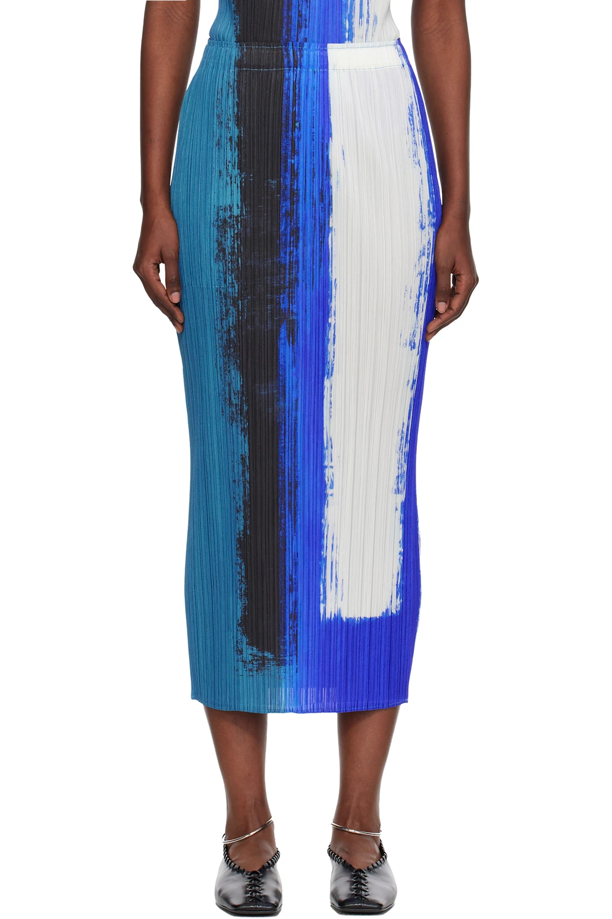 Blue Jump Maxi Skirt