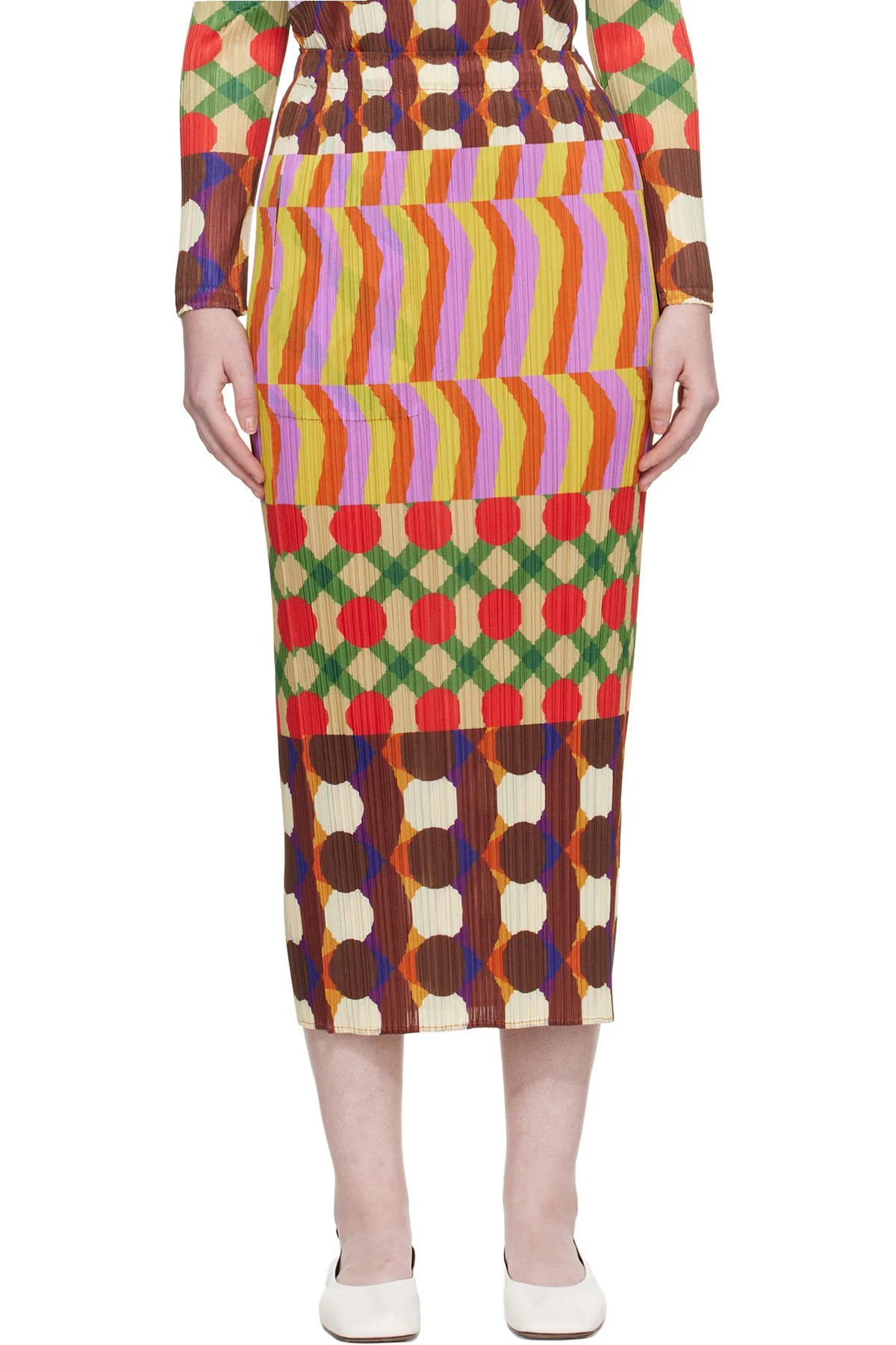 Multicolor Harmony Maxi Skirt
