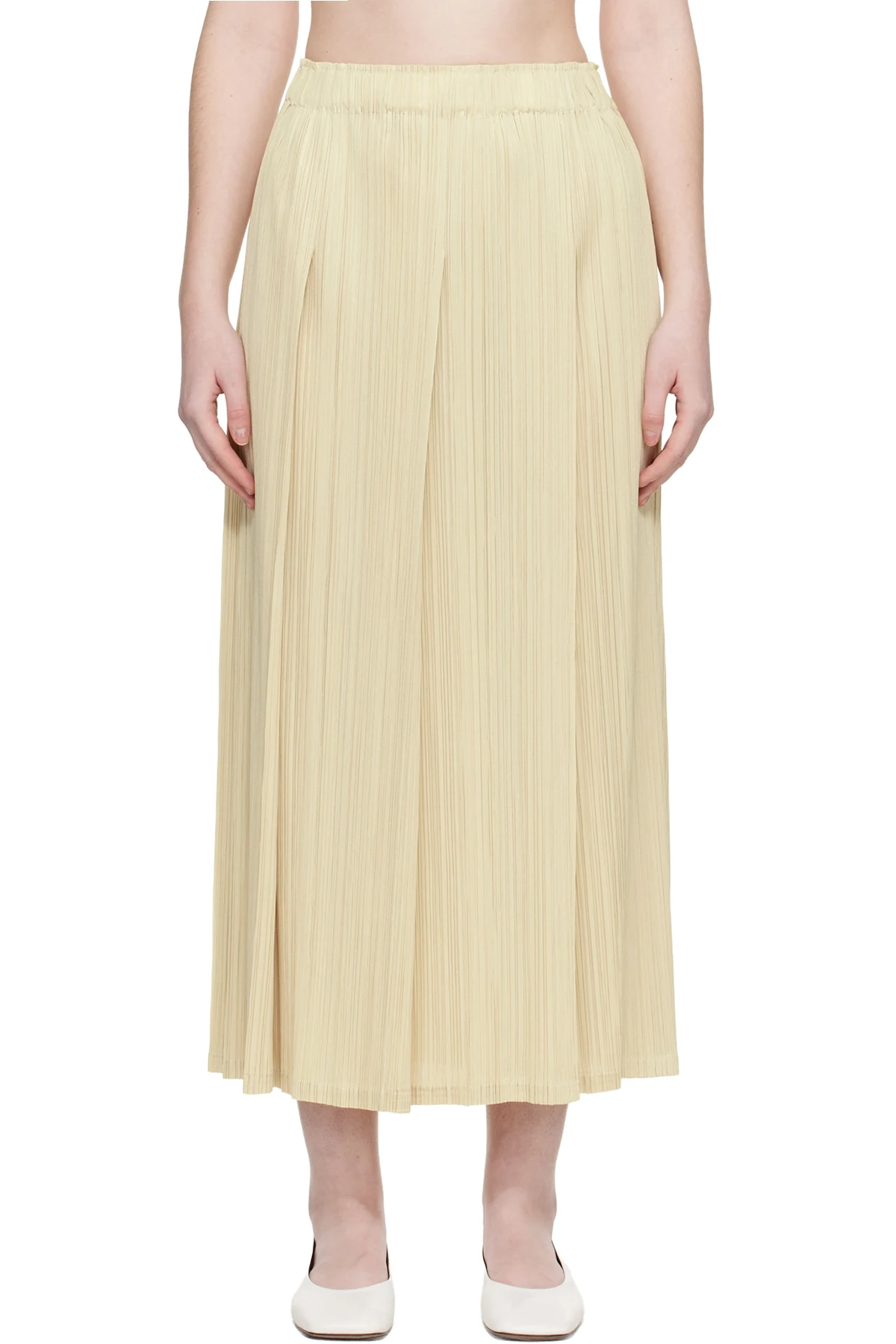 Beige Monthly Colors December Maxi Skirt