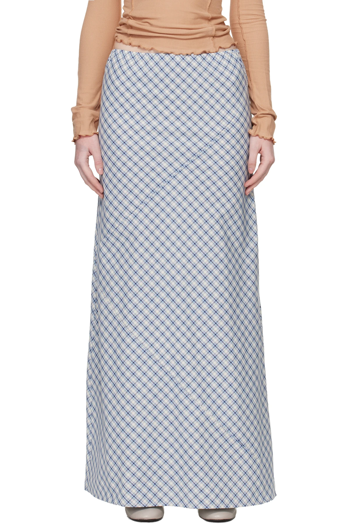 Blue Larva Maxi Skirt