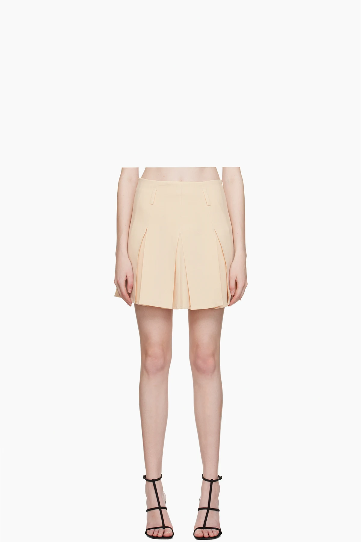Beige Konno Miniskirt