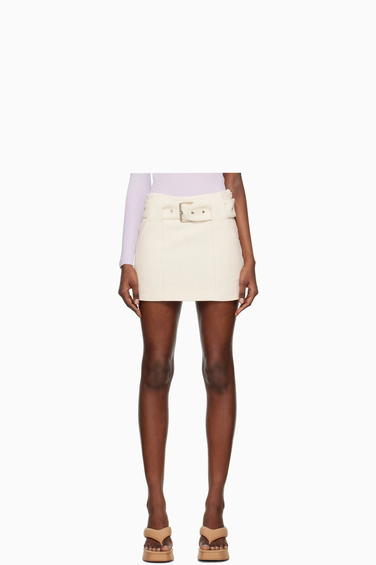 Off-White Belted Miniskirt