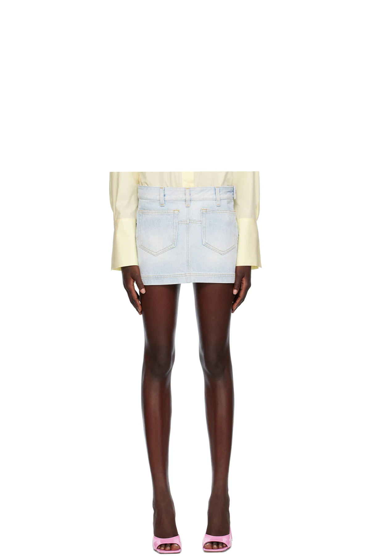 Blue Abra Denim Miniskirt