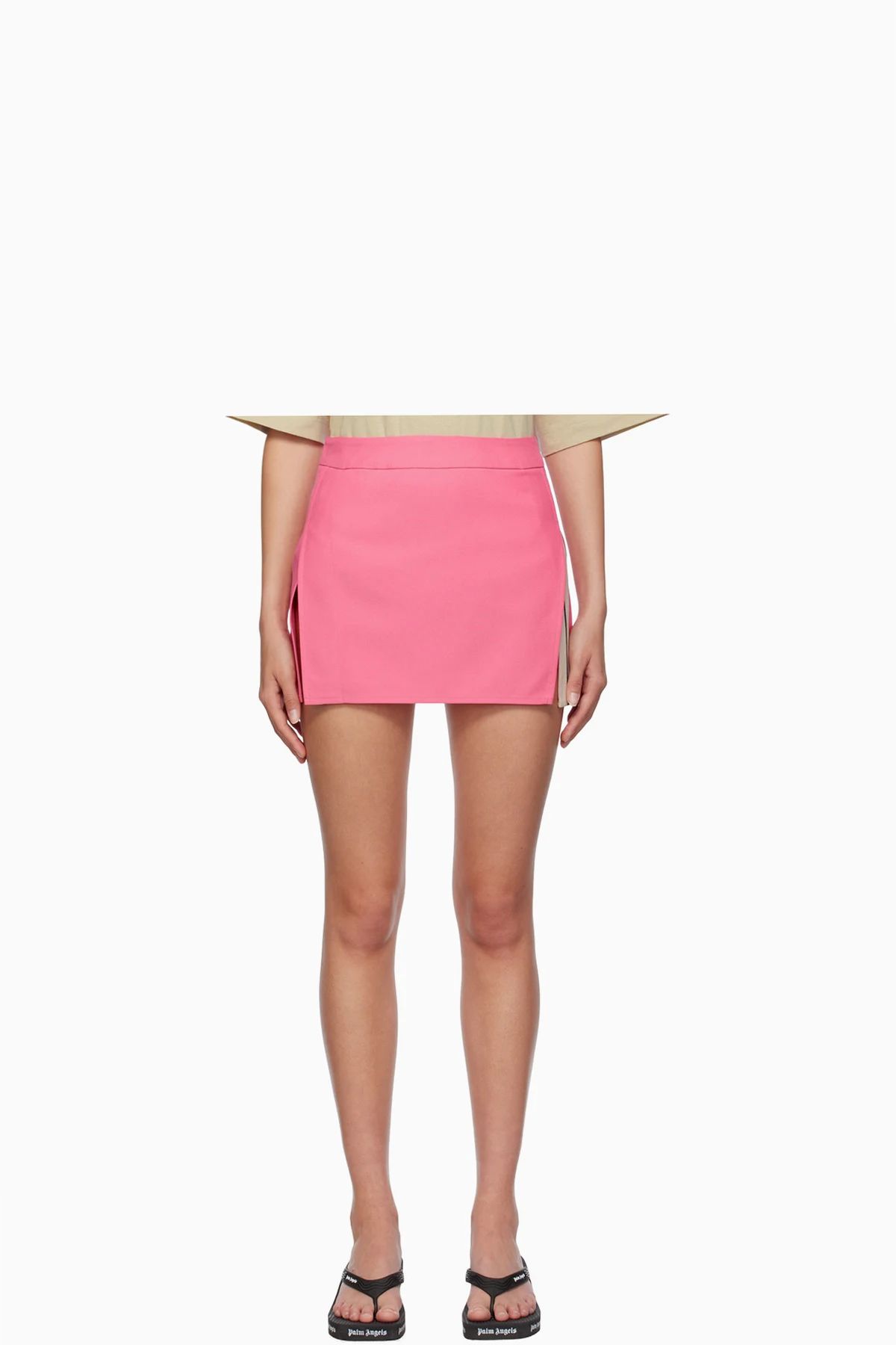 Pink Track Miniskirt