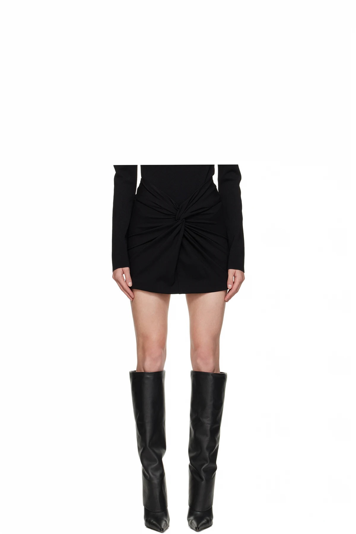 Black Barina Miniskirt