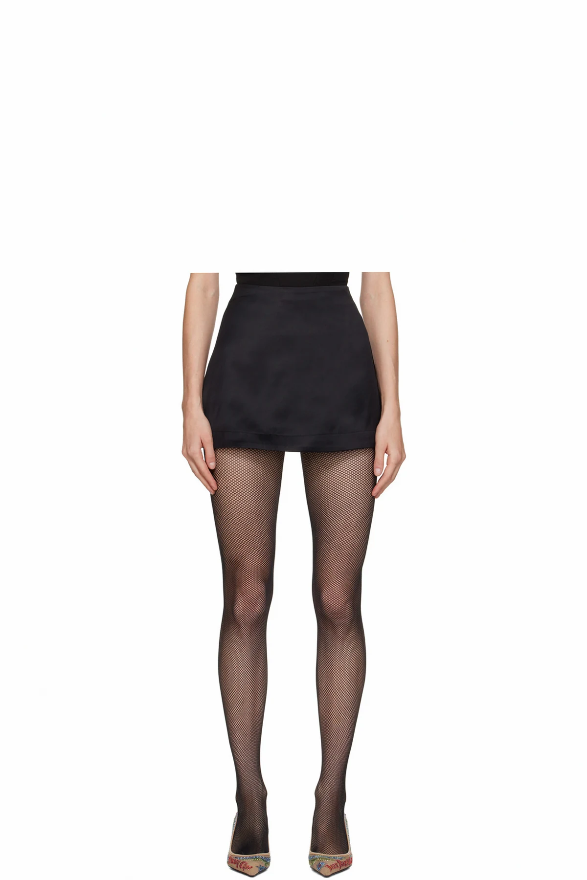 Black Teaser Miniskirt