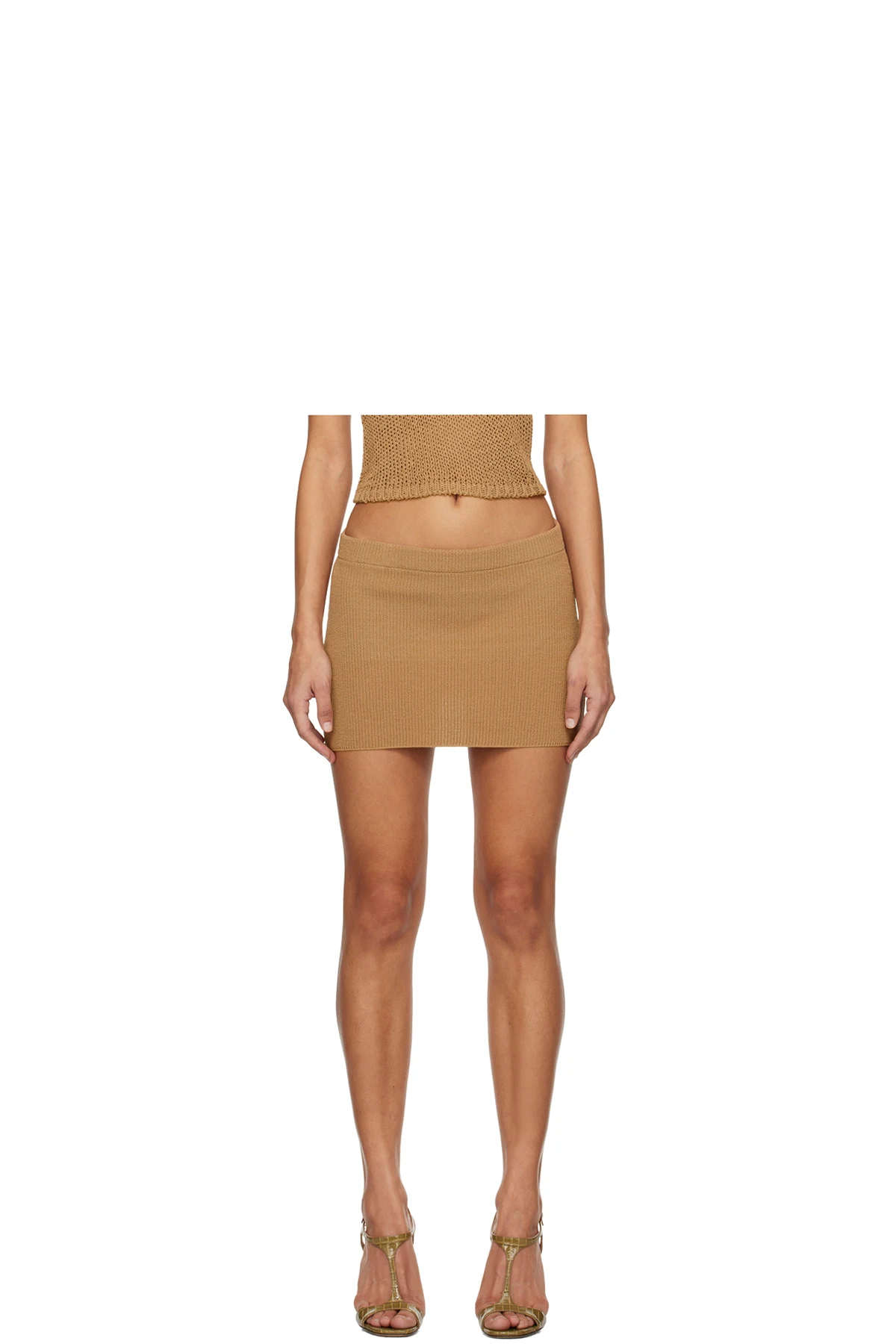 Brown Agos Miniskirt