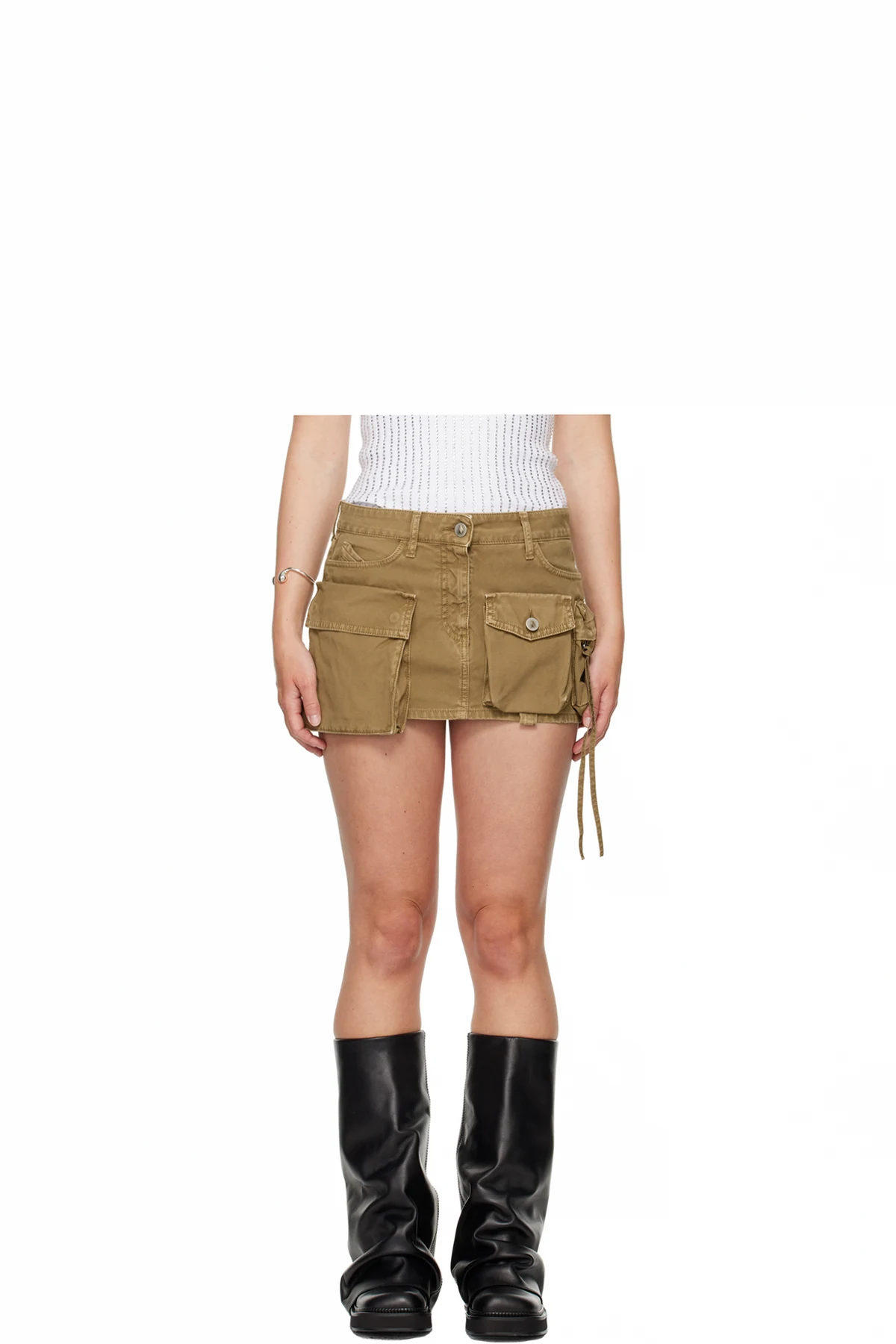 Tan Fay Miniskirt
