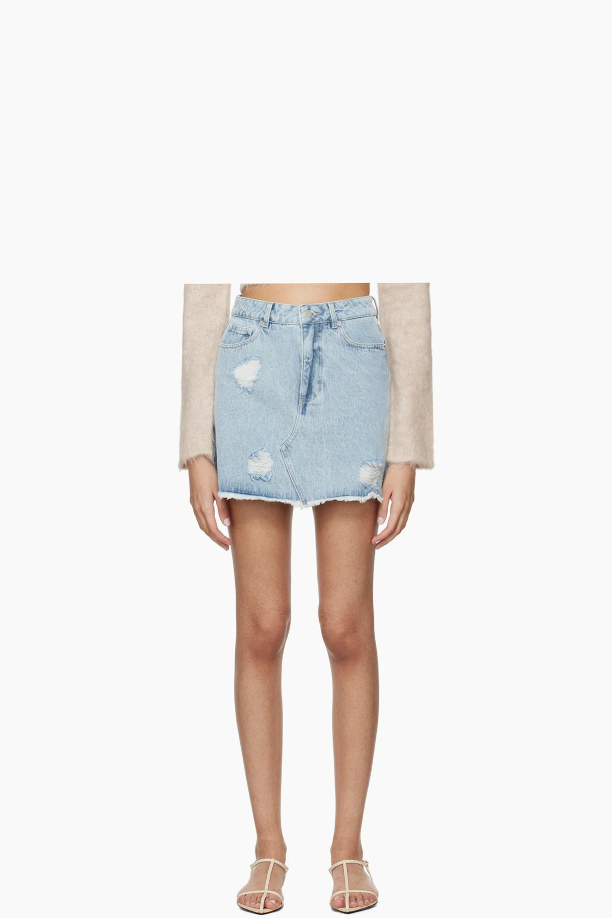 Blue Louisa Denim Miniskirt