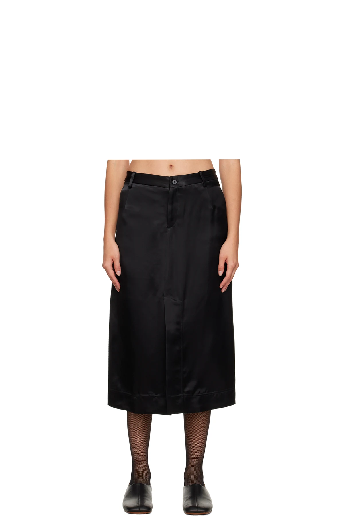 Black Matita Midi Skirt