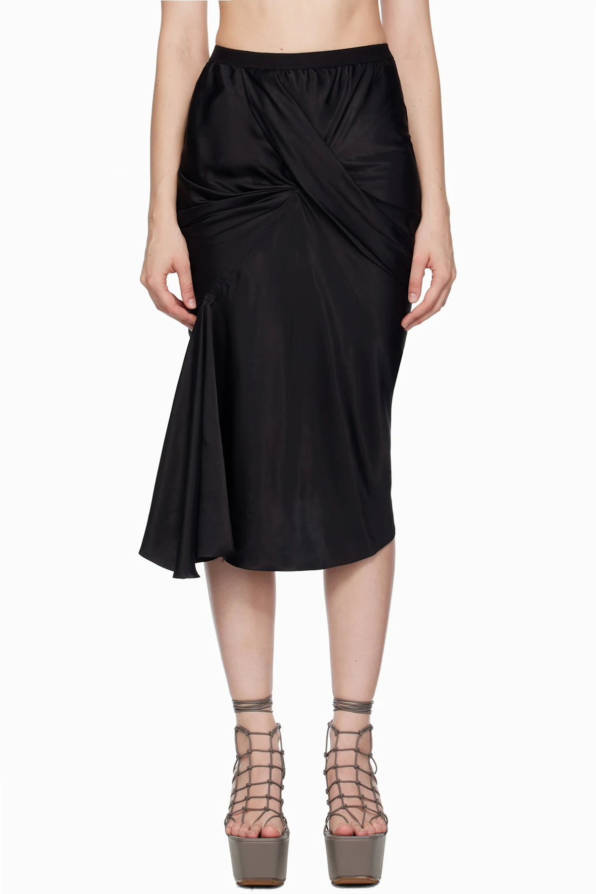Black Concordians Seb Midi Skirt