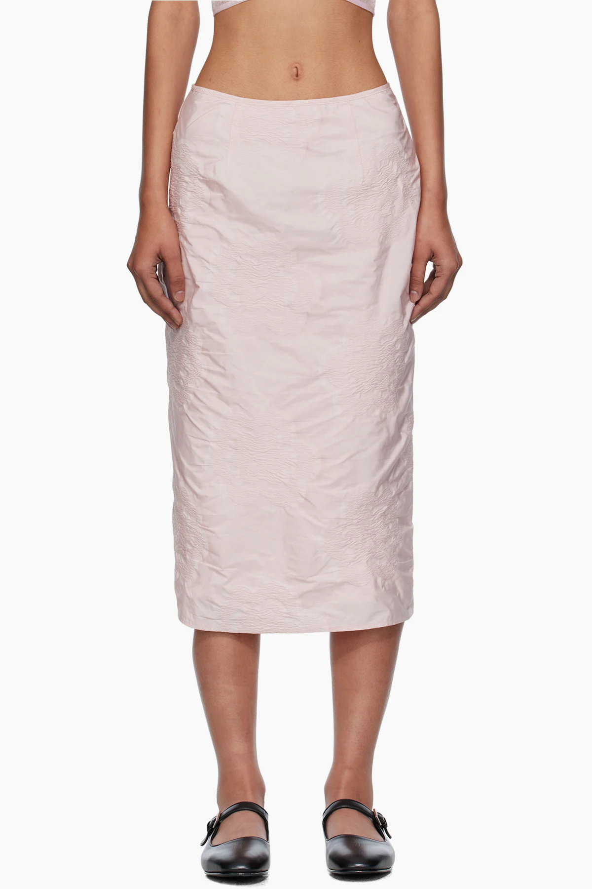 Pink Allegra Midi Skirt