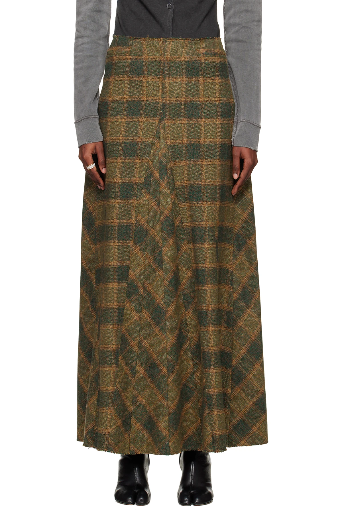 Green Rebel Maxi Skirt