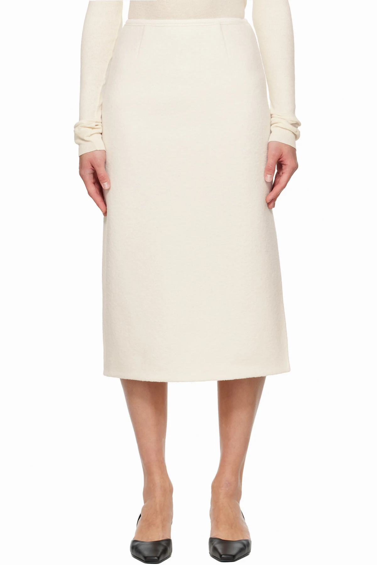 White Walker Midi Skirt