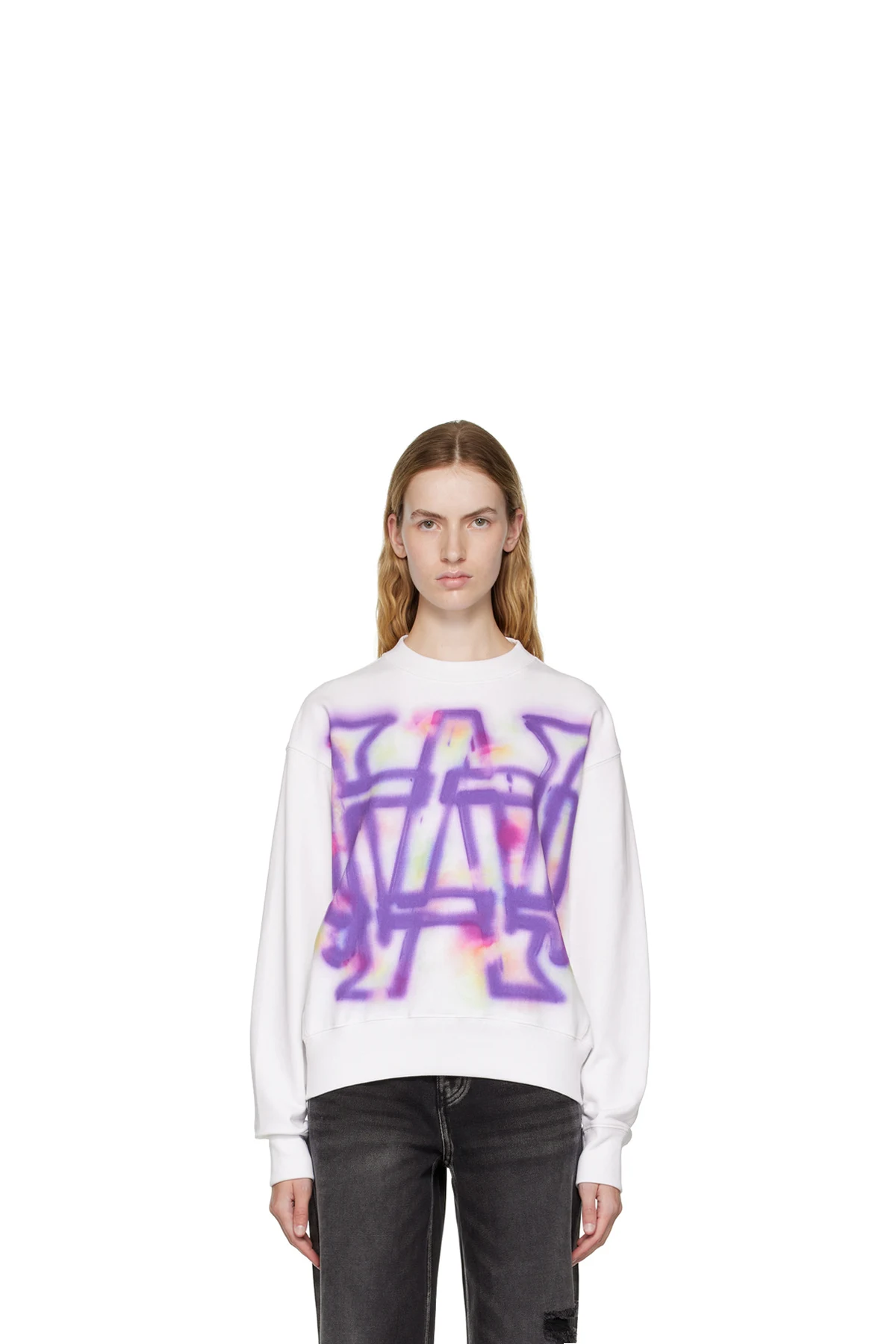 White Rainbow Symbol Sweatshirt