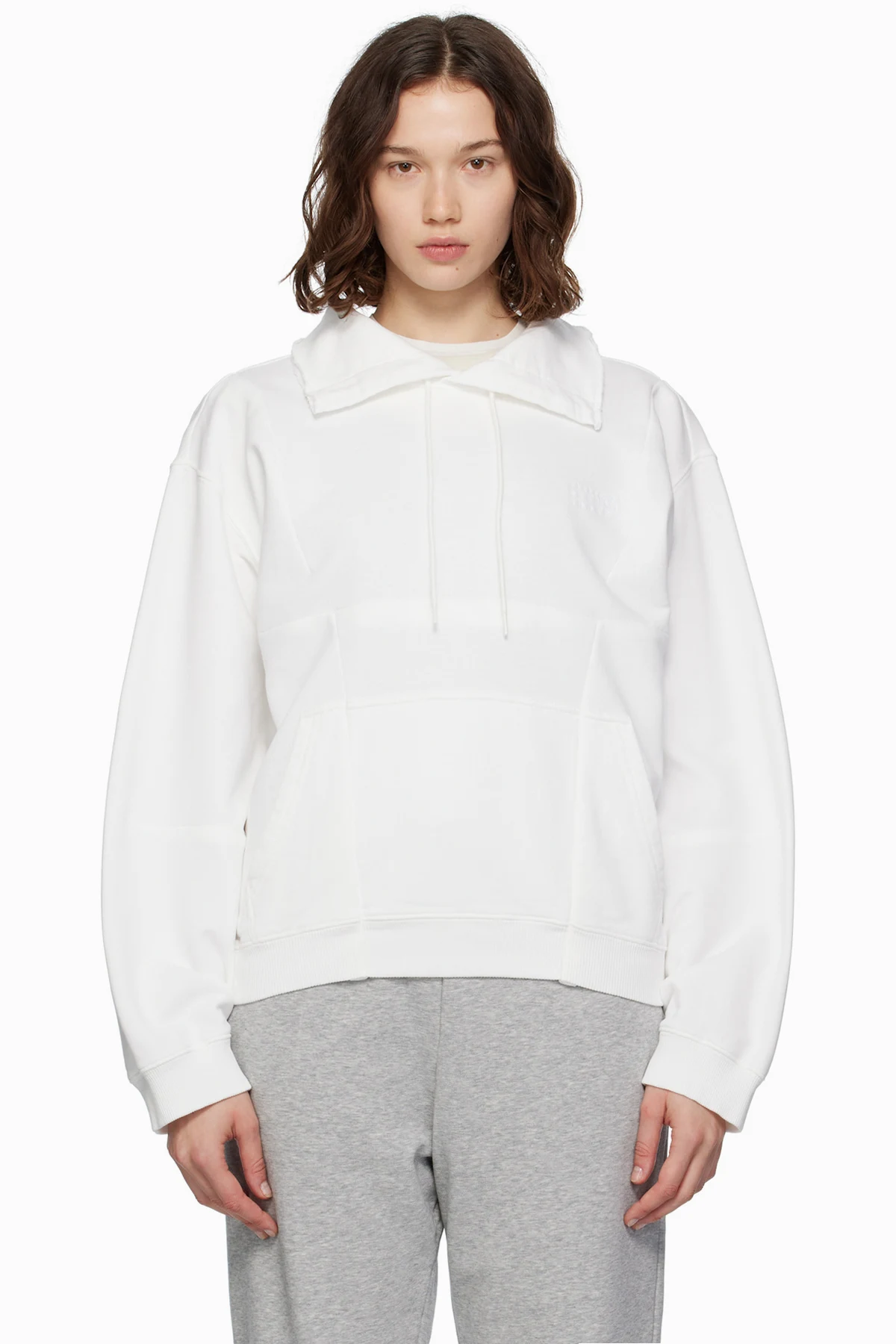 Off-White Collared Sweatshirt