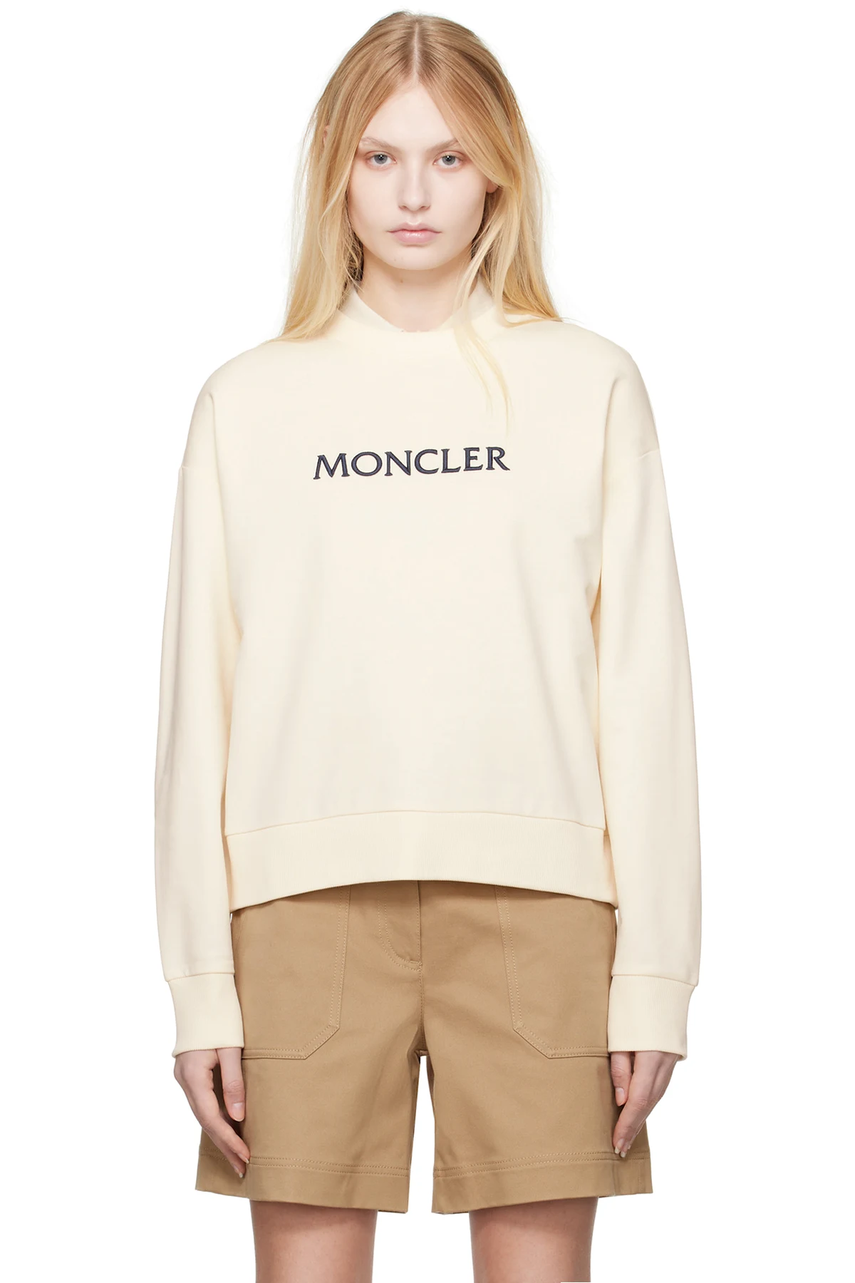 Off-White Embroidered Logo Sweatshirt