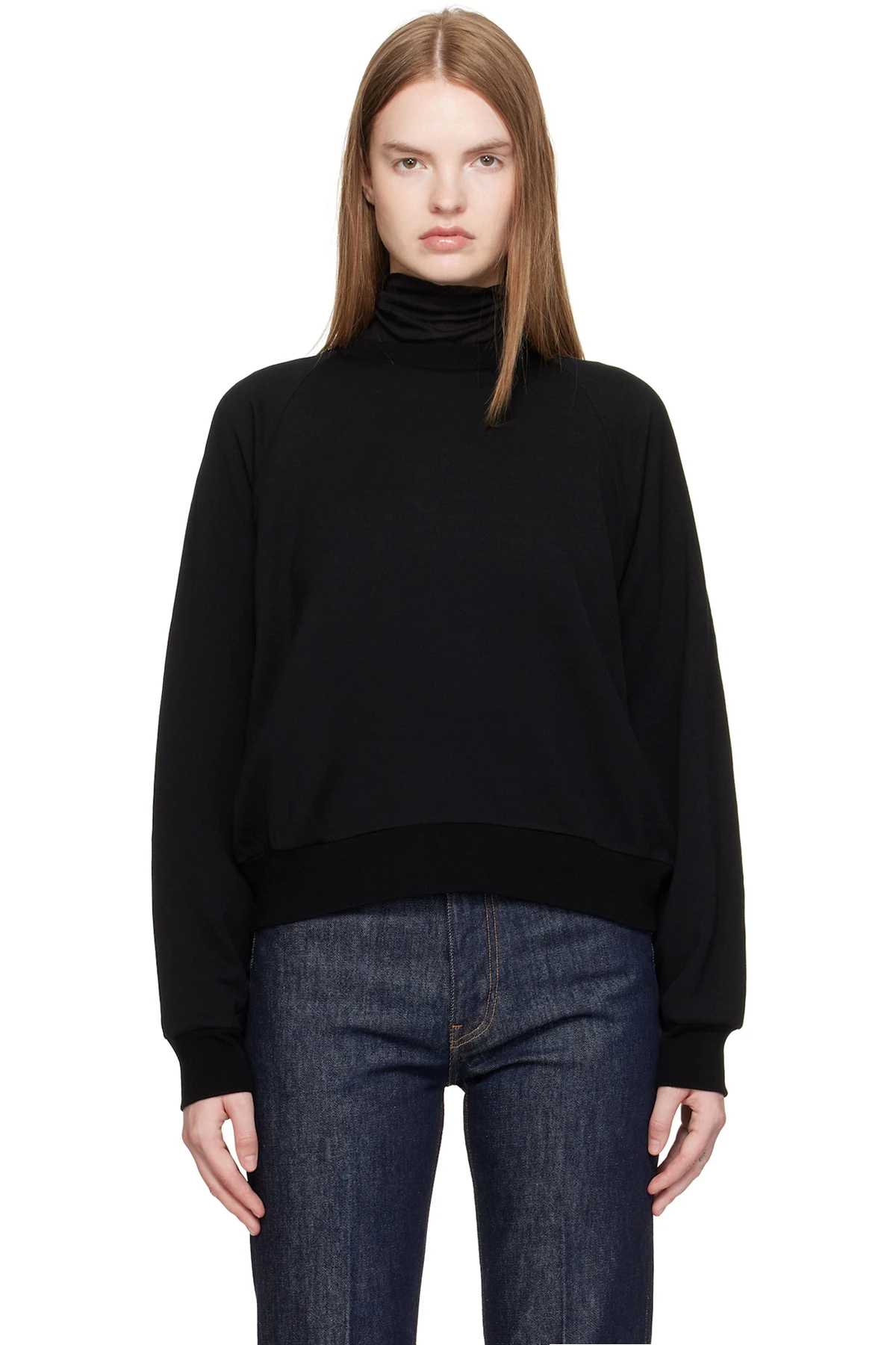 Black Light Wool Pullover Sweatshirt