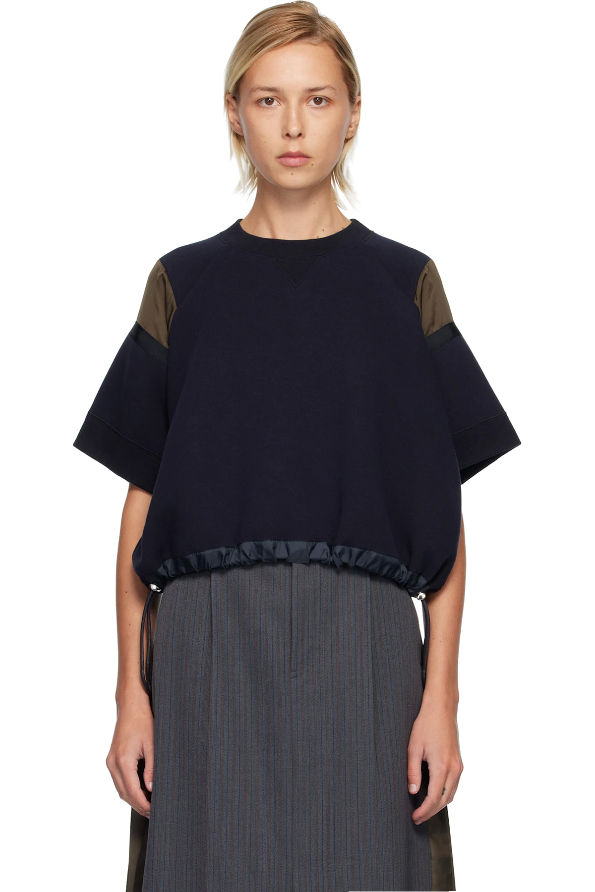Navy Sponge Sweat Sweatshirt