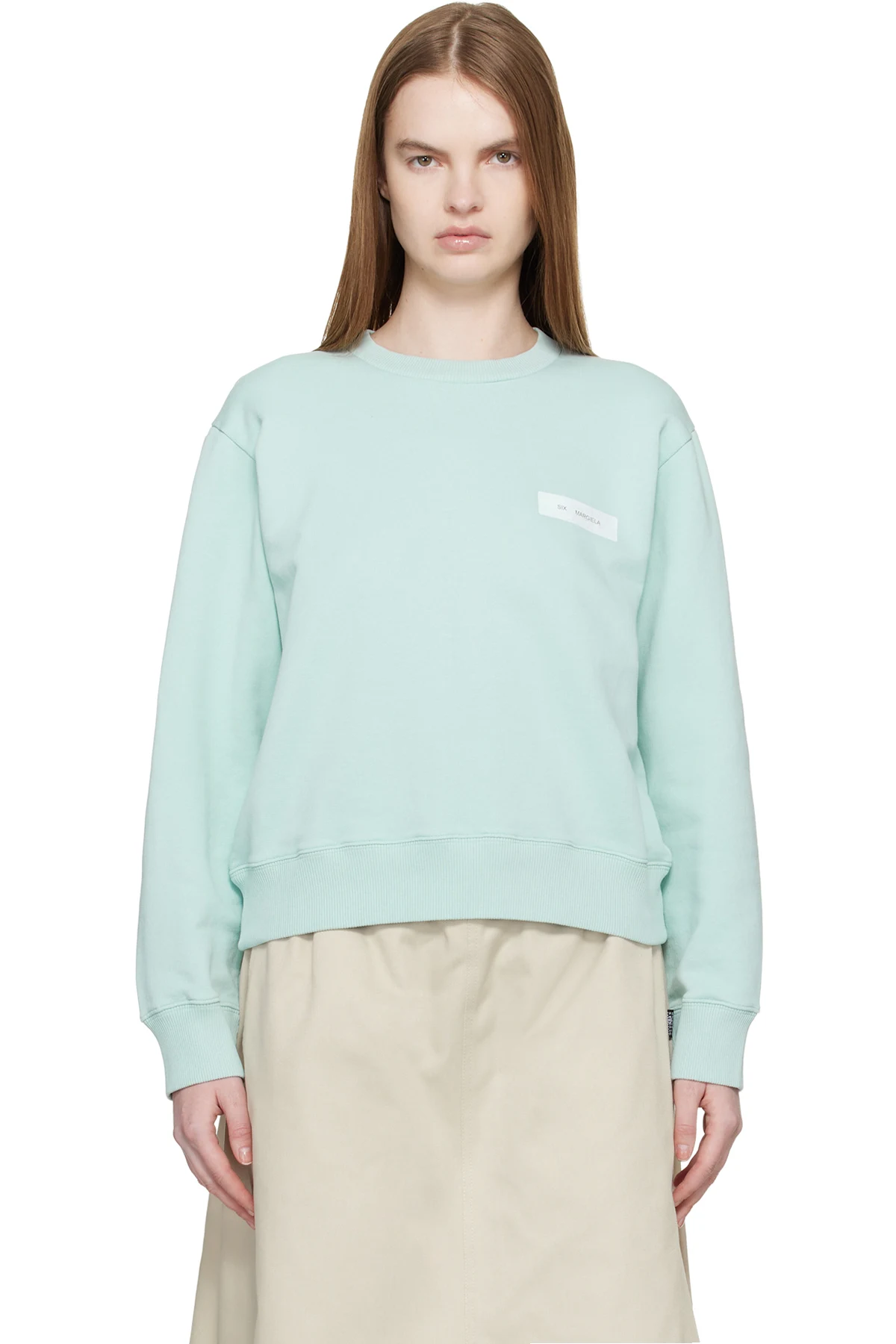 Blue Cotton Sweatshirt